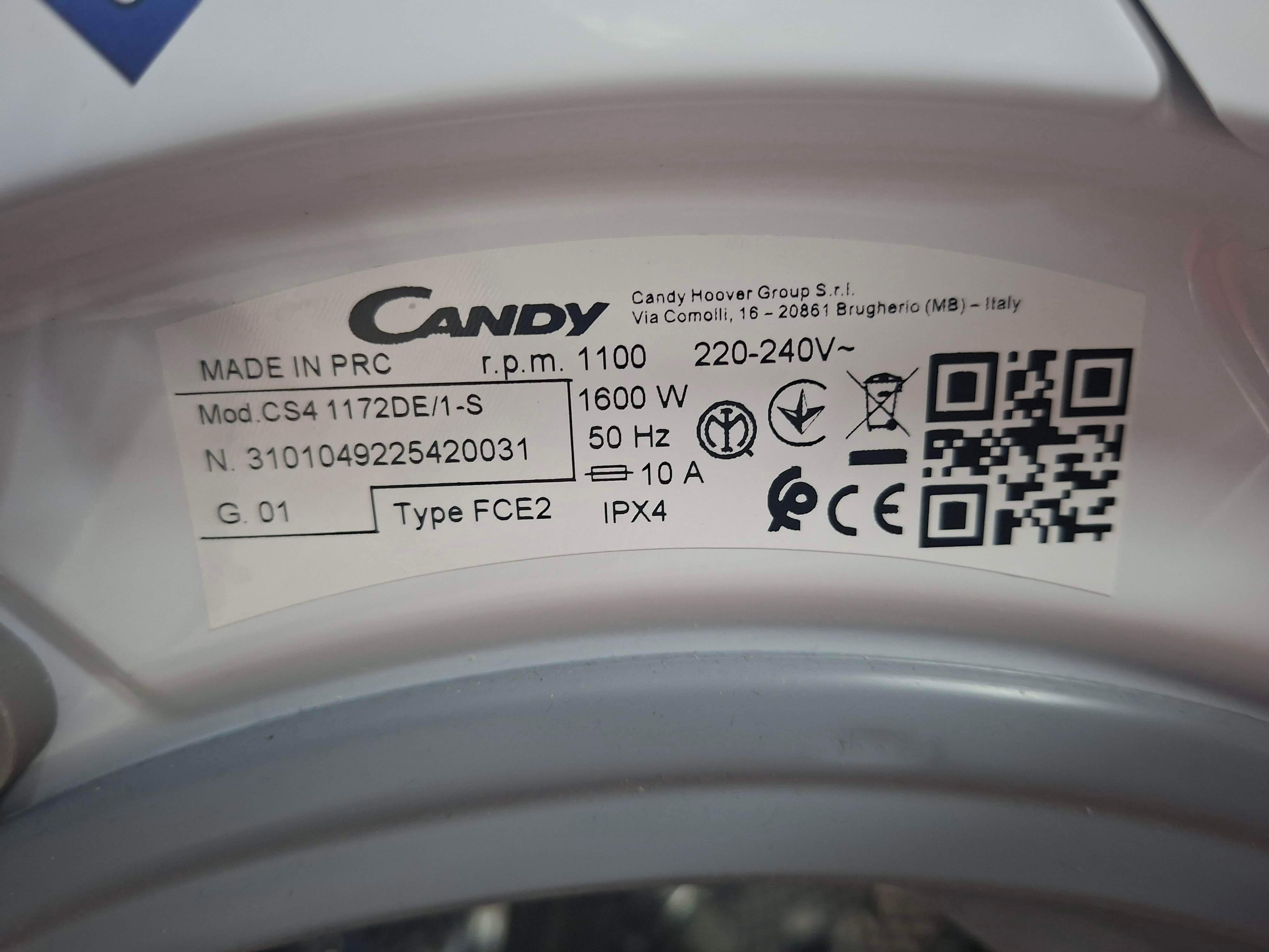 Veš mašina Candy CS4 1172DE/1-S (2), 7 kg, slim