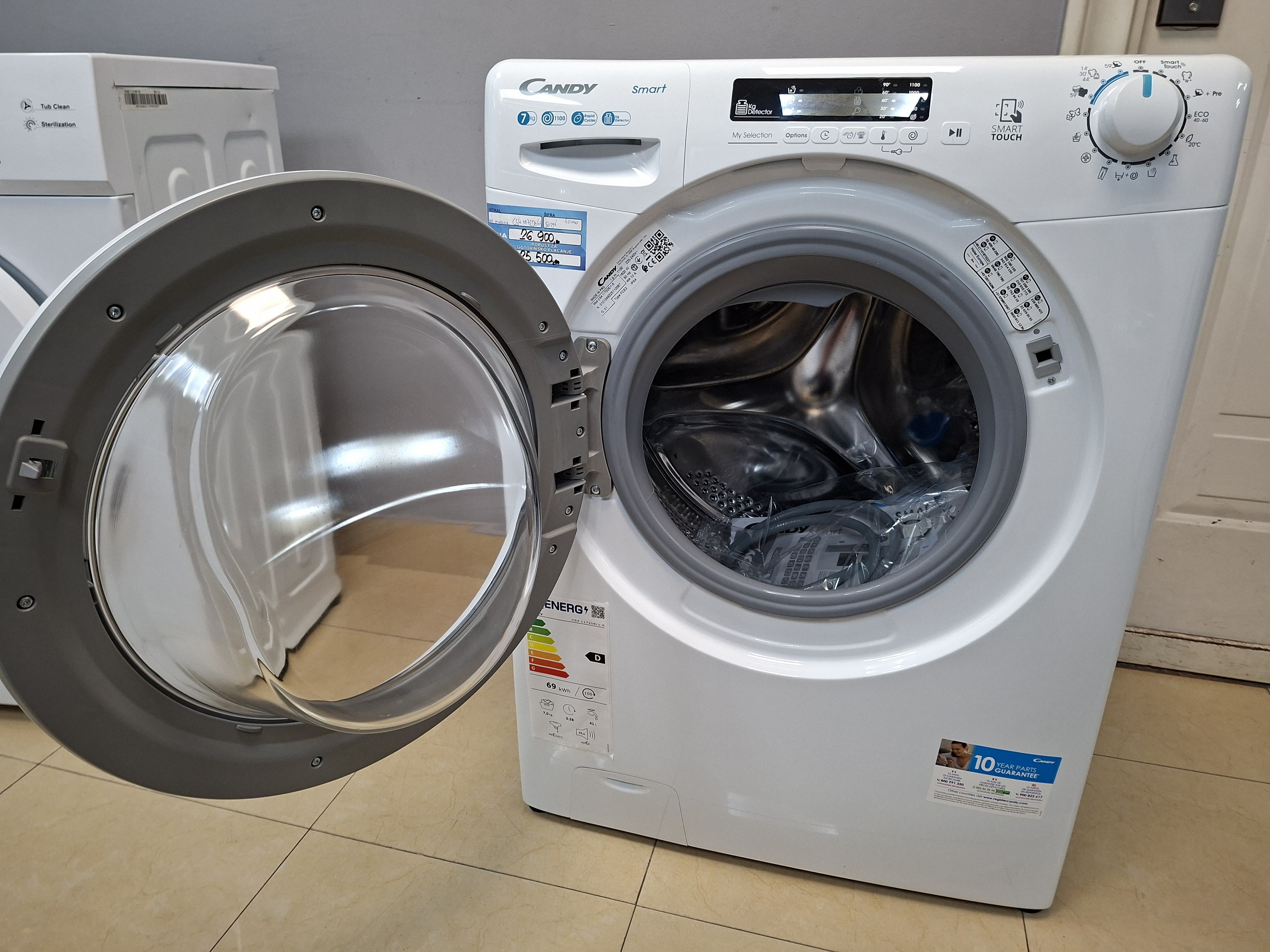 Veš mašina Candy CS4 1172DE/1-S, 7 kg, slim