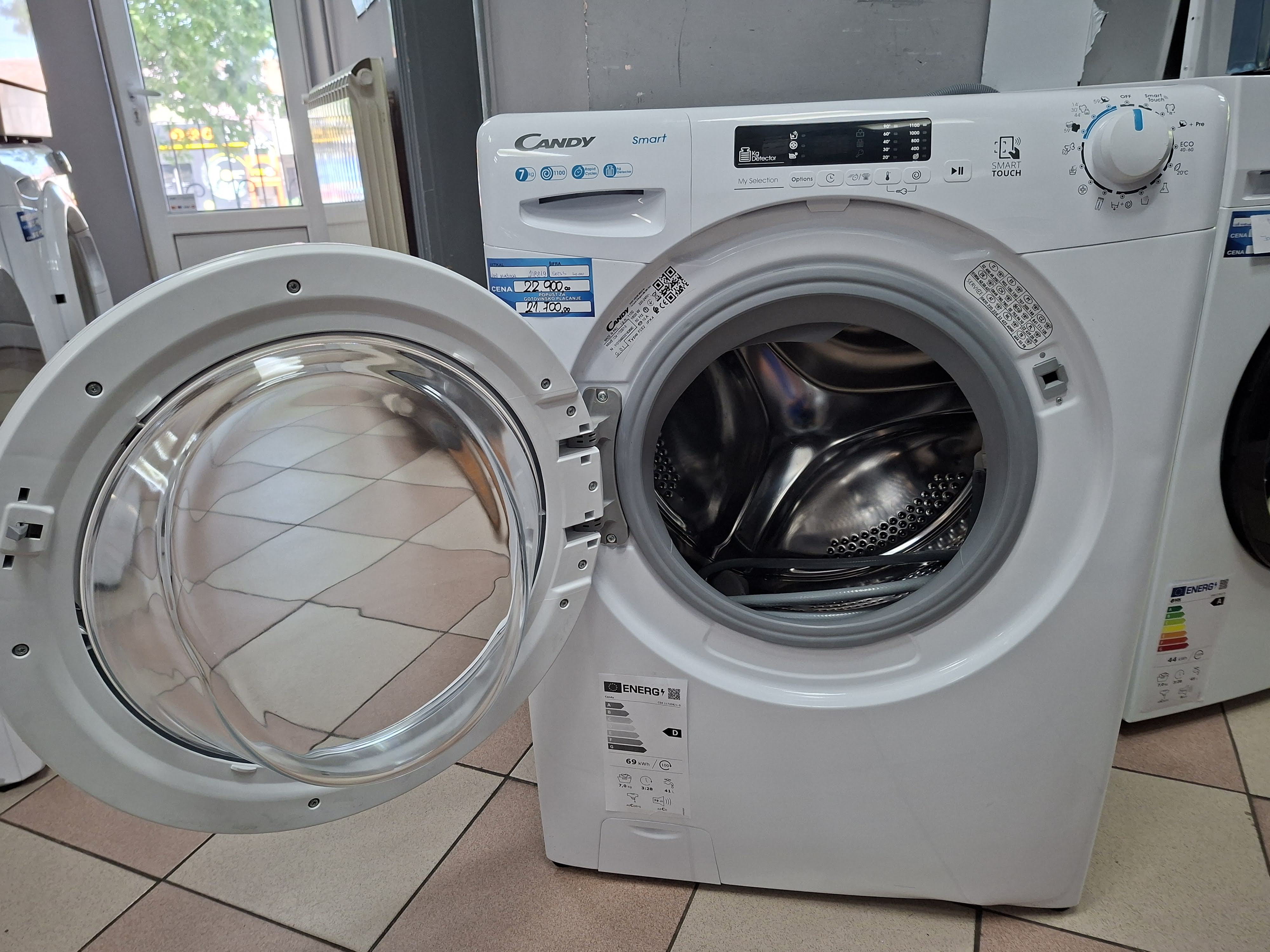 Veš mašina Candy CS4 1172DE/1-S, 7 kg, slim