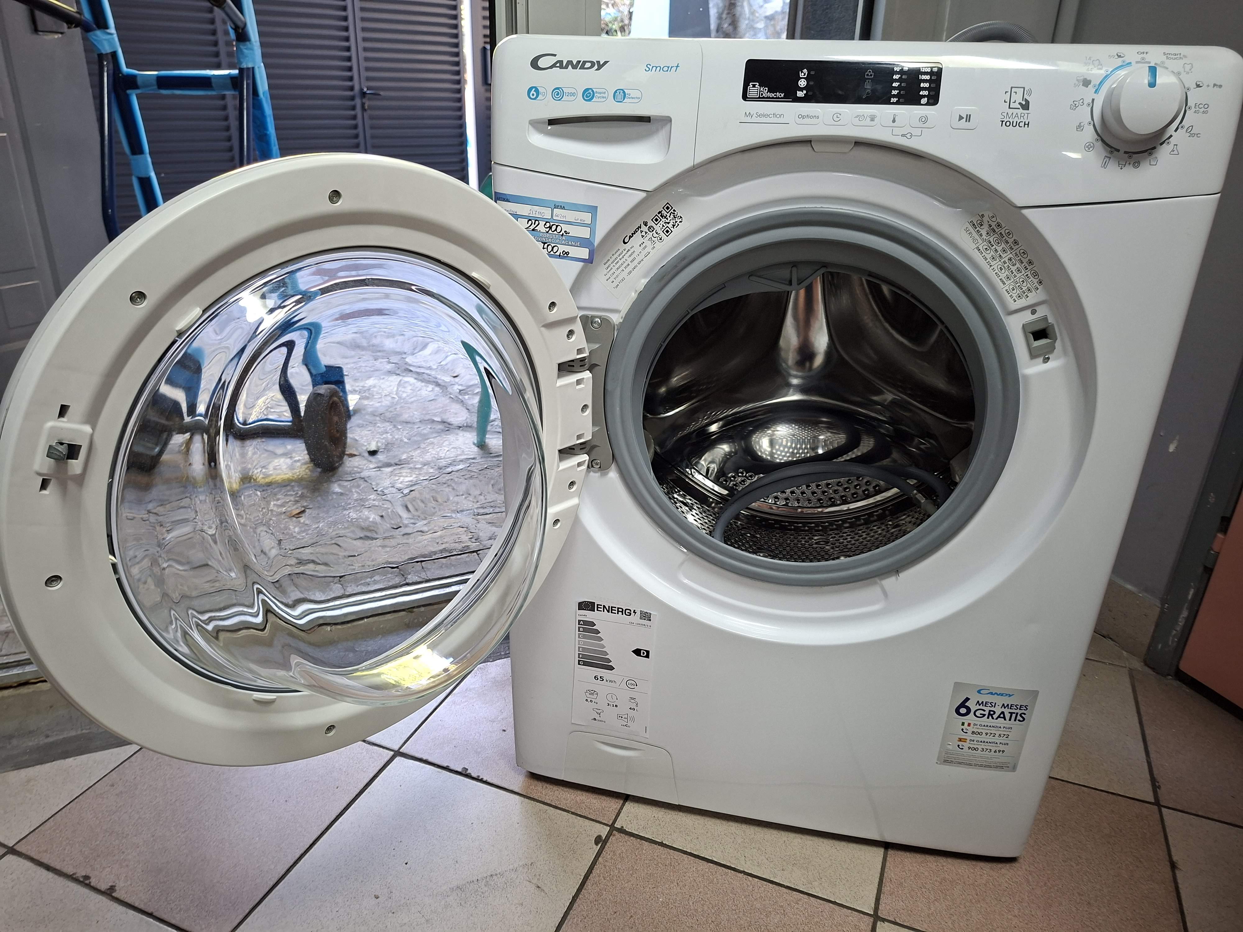 Veš mašina Candy CS4 1262DE/2-S, 6 kg, slim