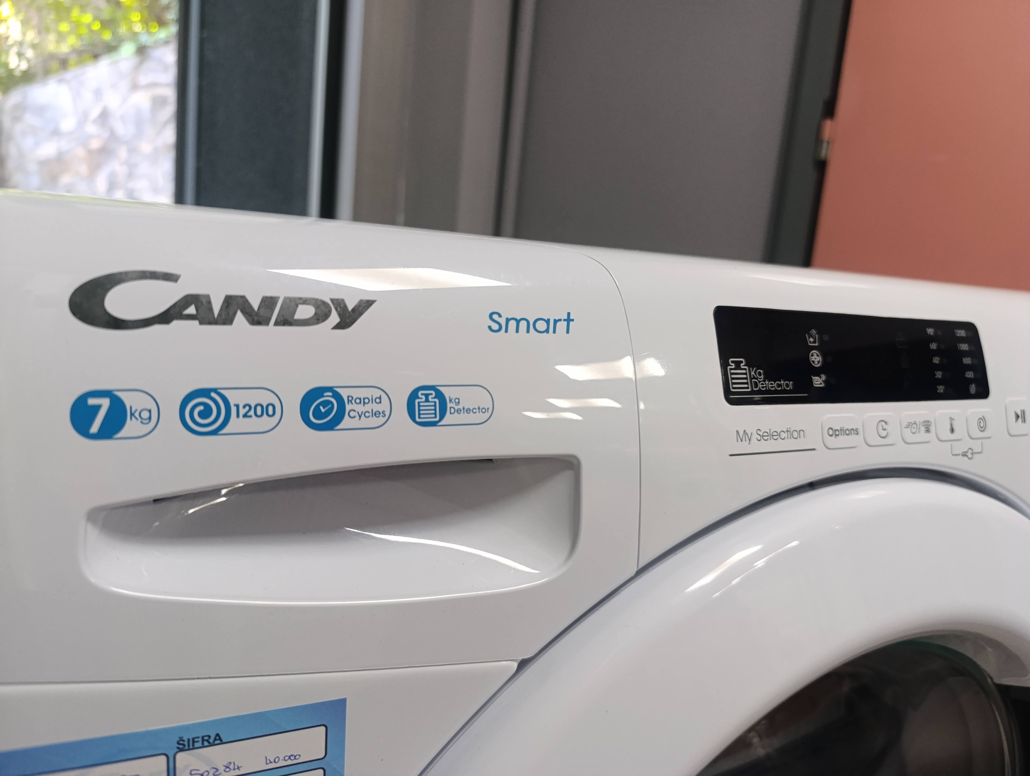Veš mašina Candy CS4 1272DE/1-S, 7 kg, slim