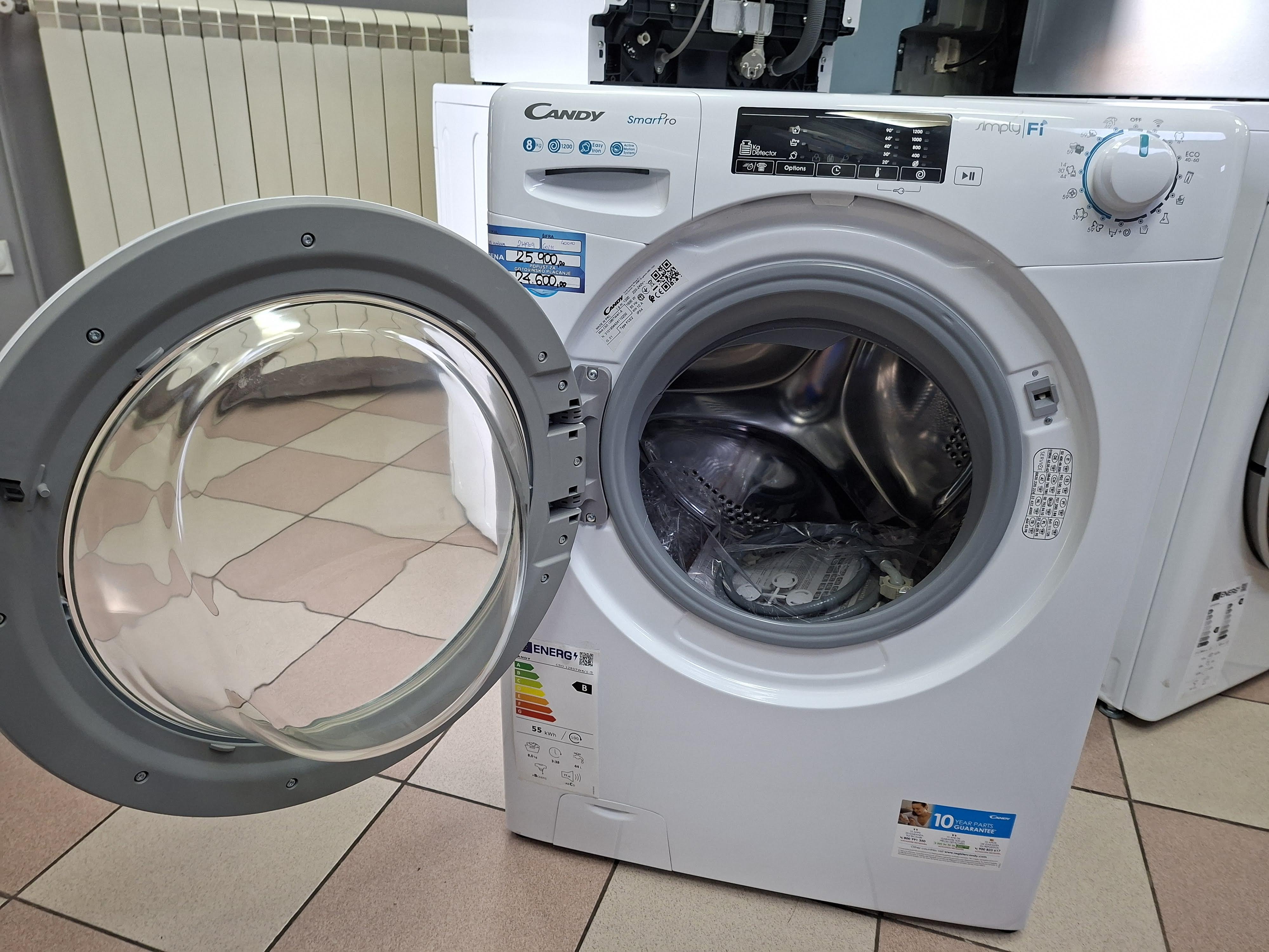 Veš mašina Candy CSO 1285TW4/1-S (2) , 8 kg.