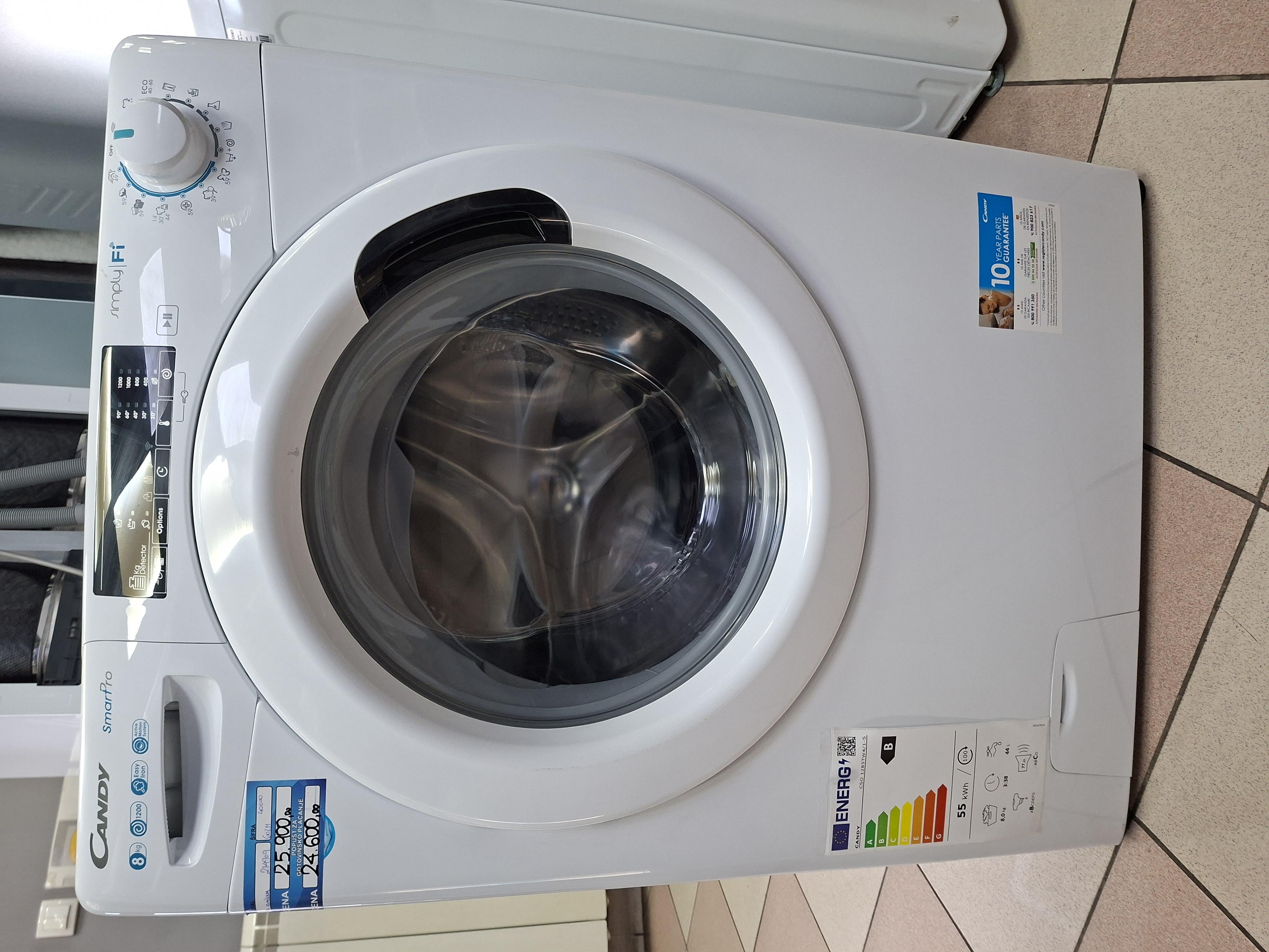 Veš mašina Candy CSO 1285TW4/1-S (2) , 8 kg.