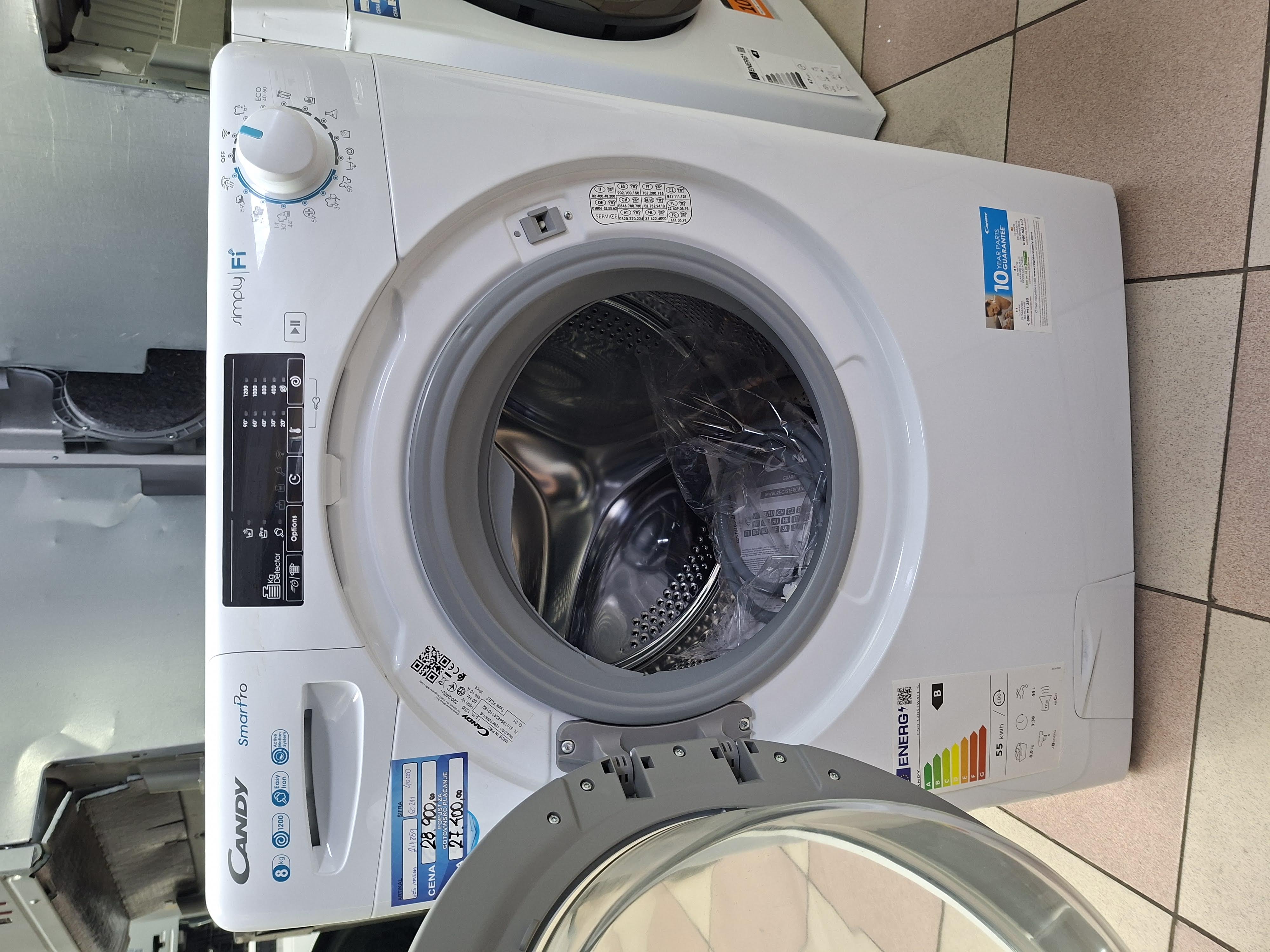 Veš mašina Candy CSO 1285TW4/1-S , 8 kg.