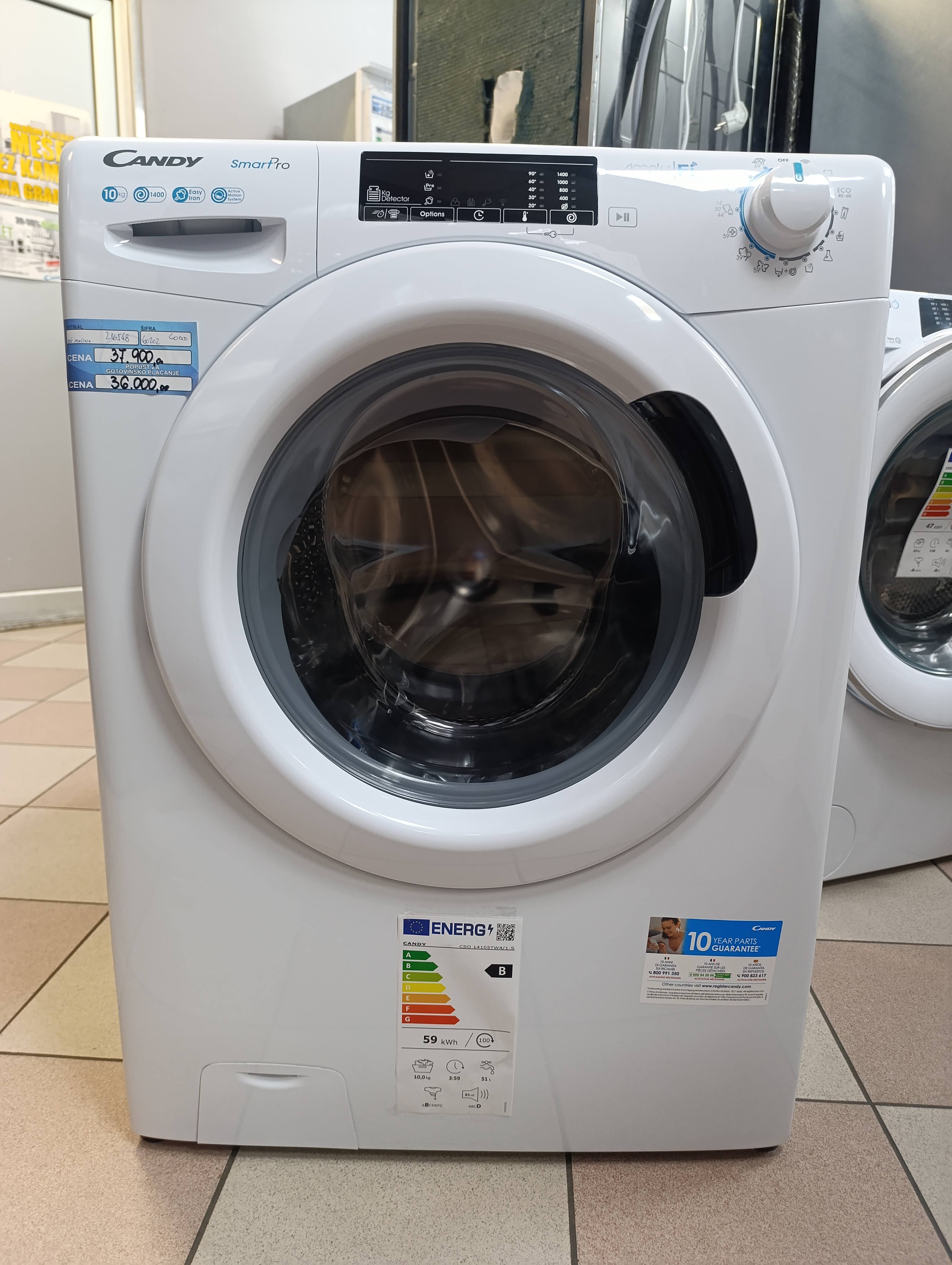 Veš mašina Candy CSO 14105TW4/1-S, 10kg