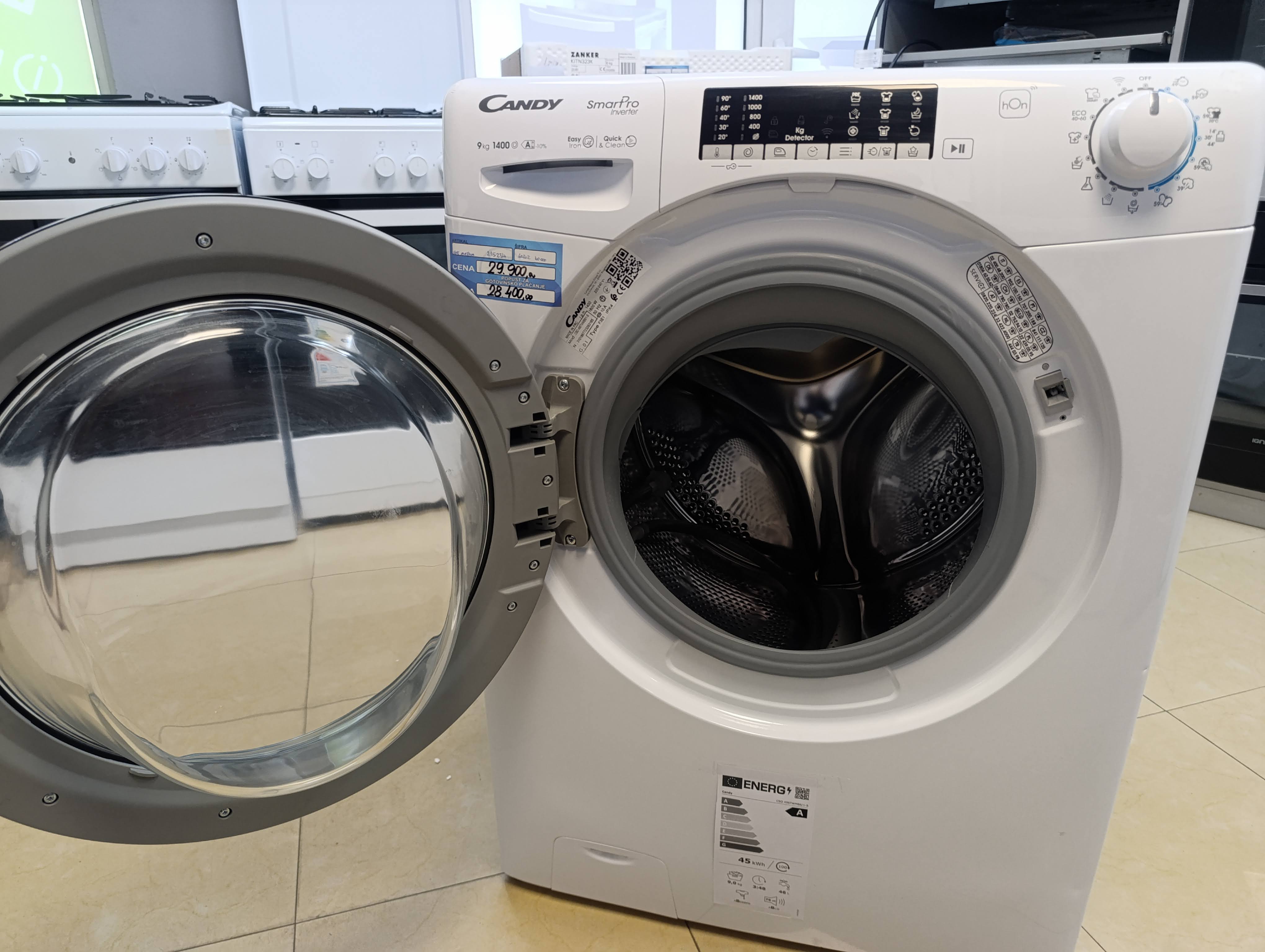 Veš mašina Candy CSO 496TWMB6/1-S (2) , 9 kg.