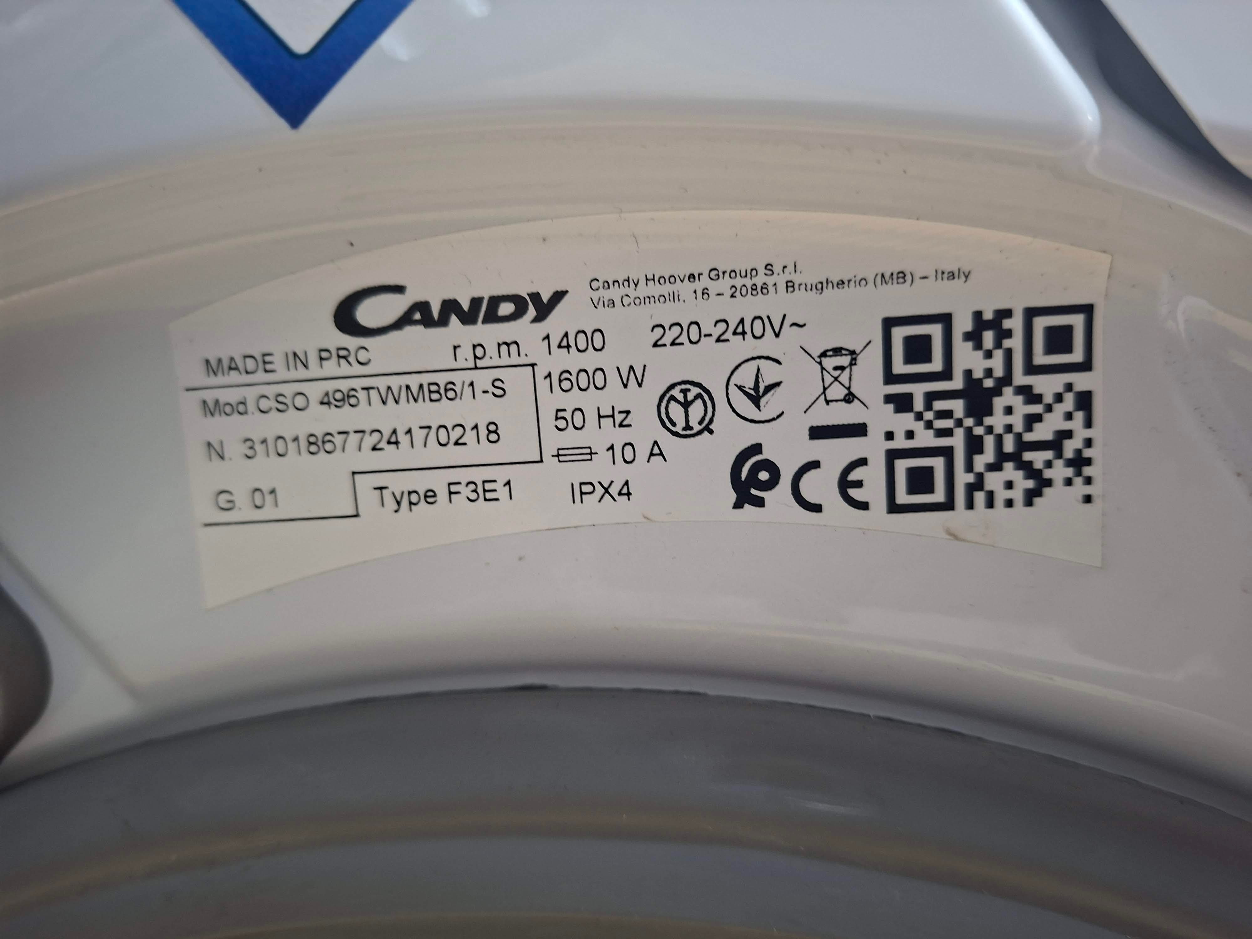 Veš mašina Candy CSO 496TWMB6/1-S , 9 kg.