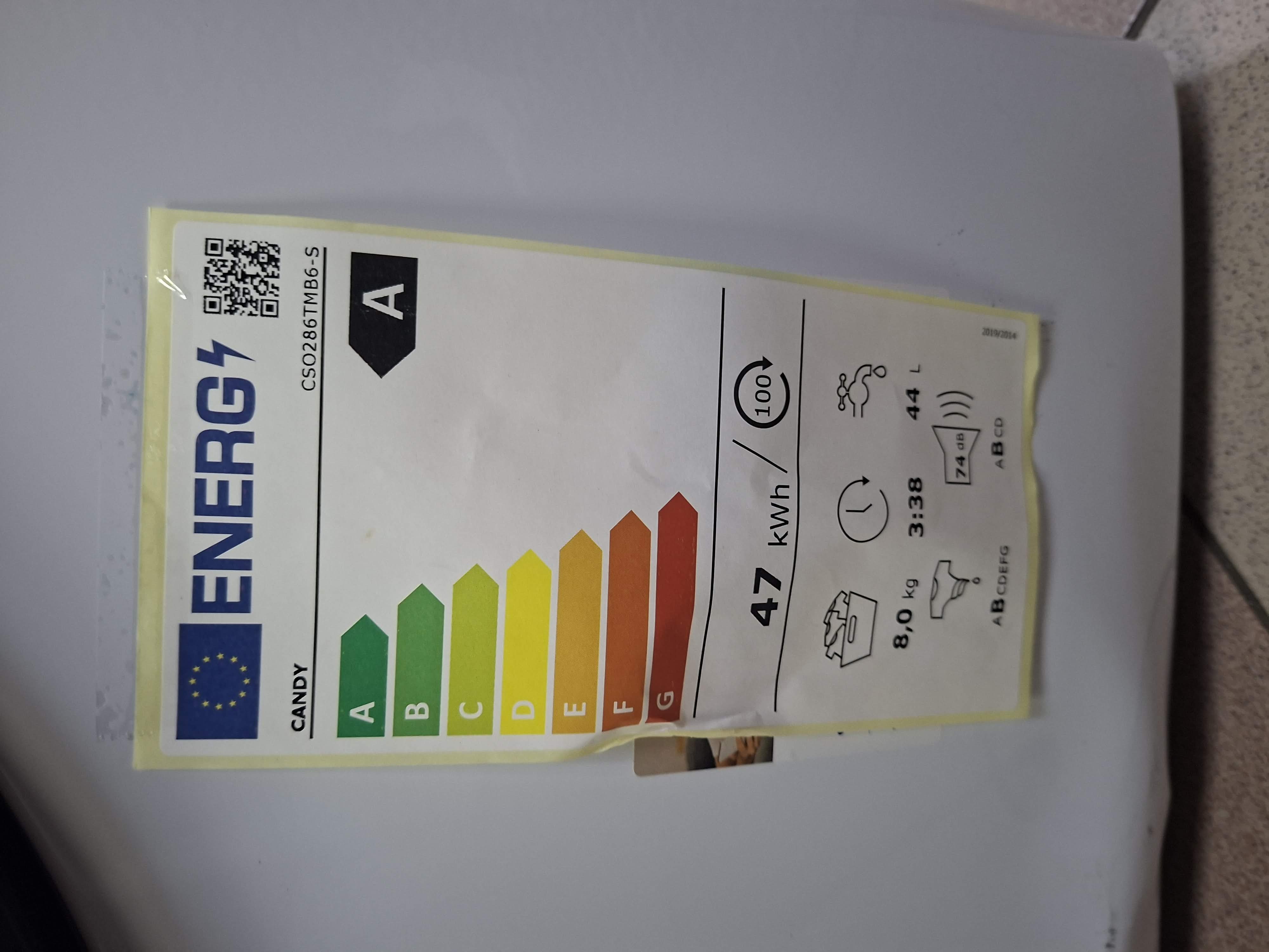 Veš mašina Candy CSO286TWM6/1-S , 8 kg.