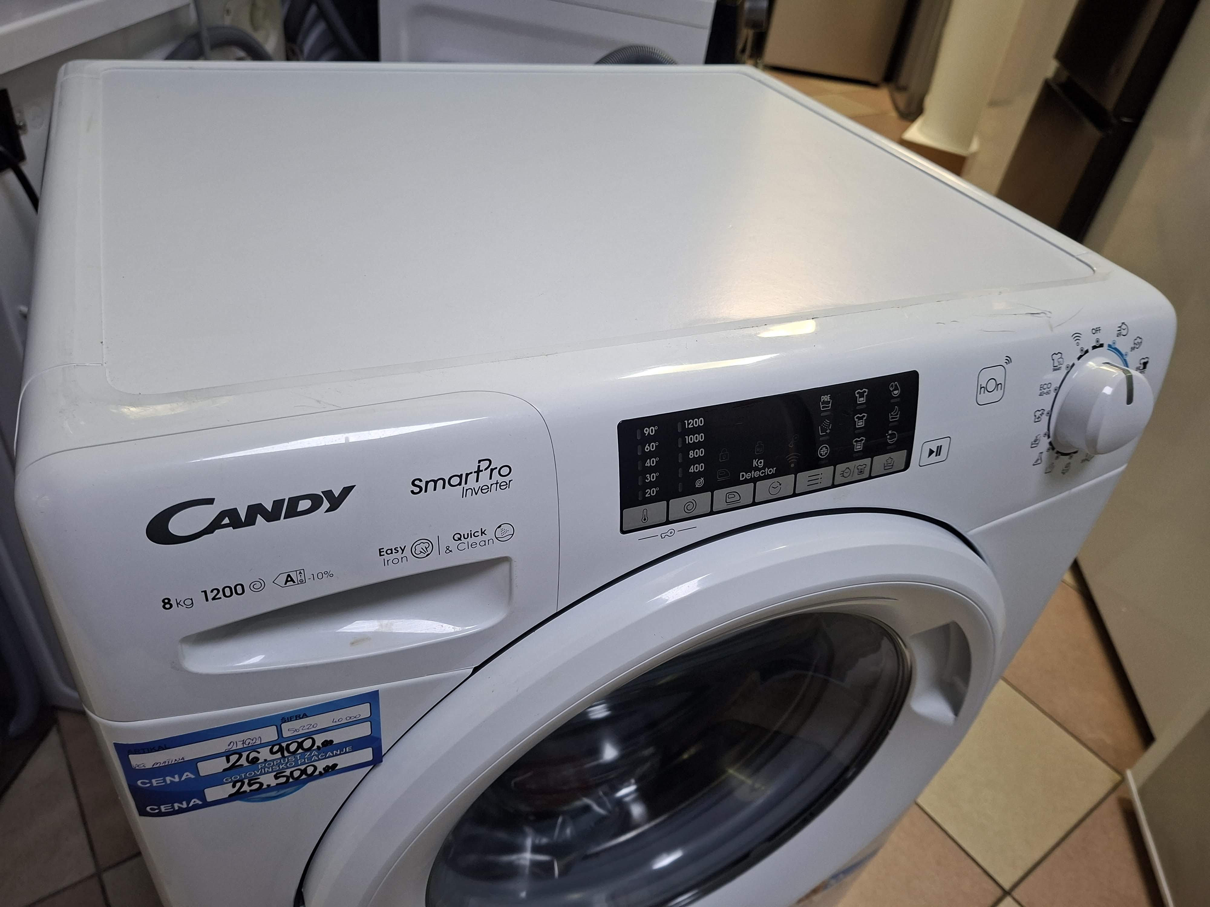 Veš mašina Candy CSO286TWM6/1-S , 8 kg.