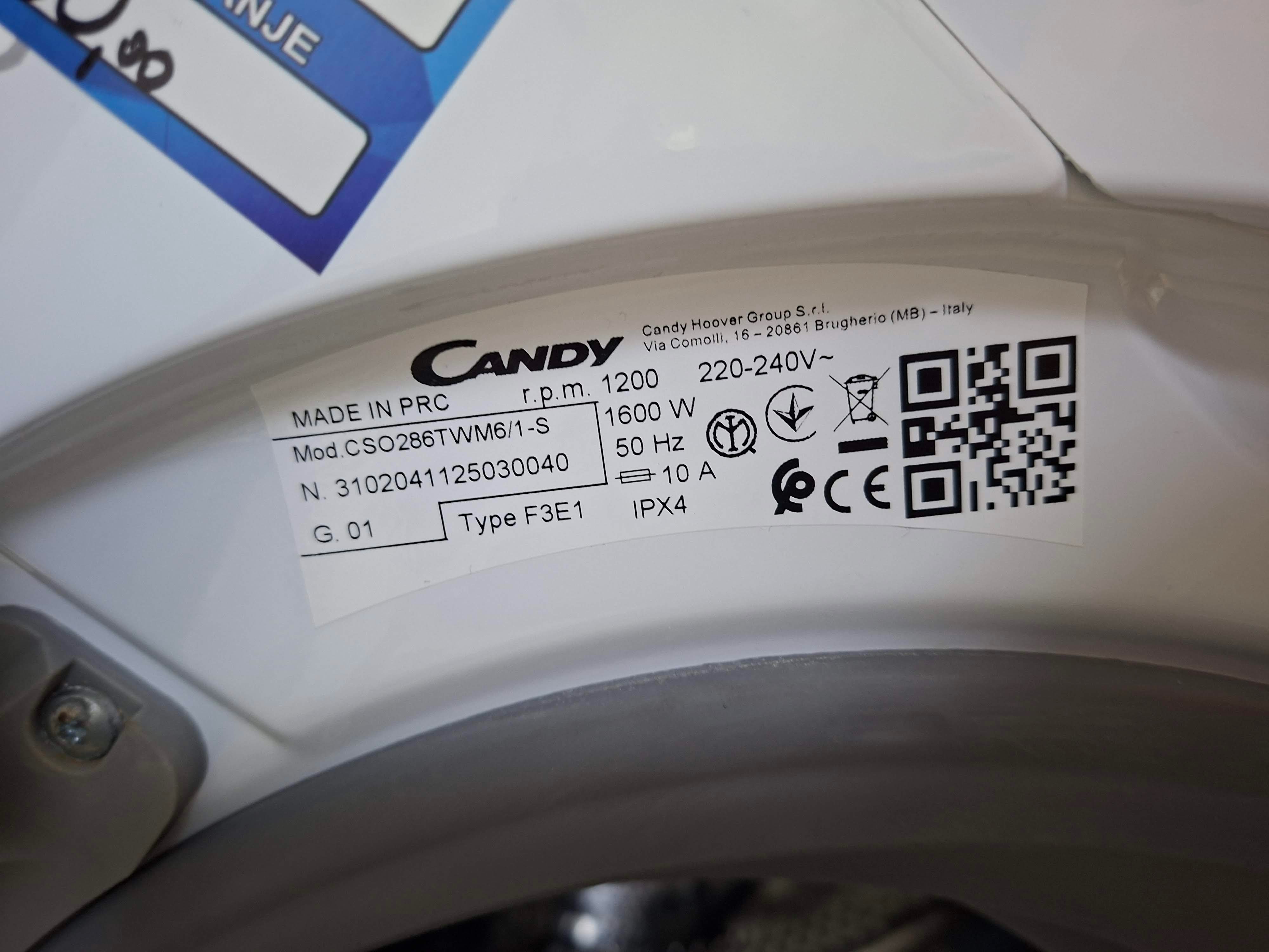 Veš mašina Candy CSO286TWM6/1-S (2) , 8 kg.