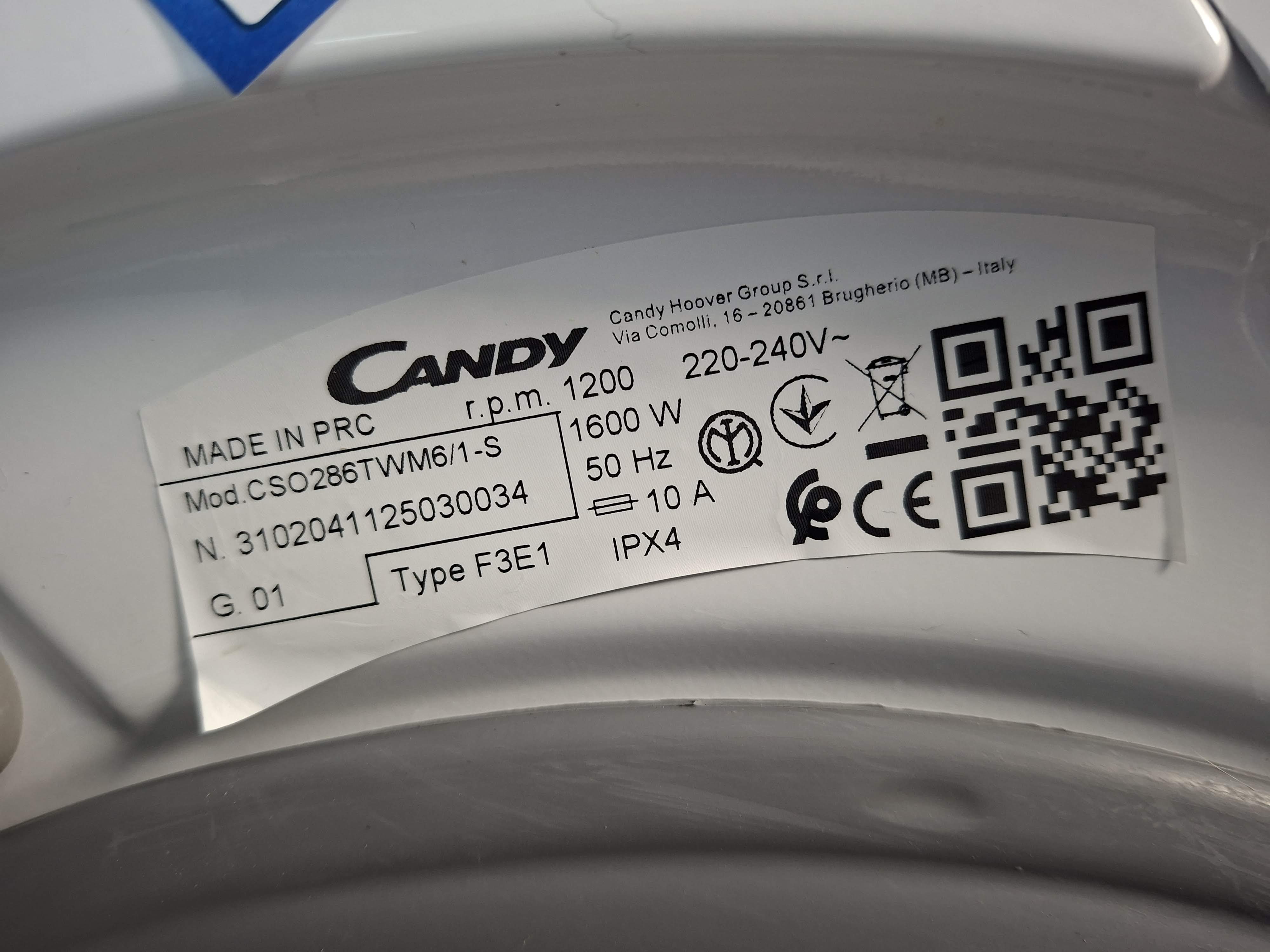 Veš mašina Candy CSO286TWM6/1-S , 8 kg.