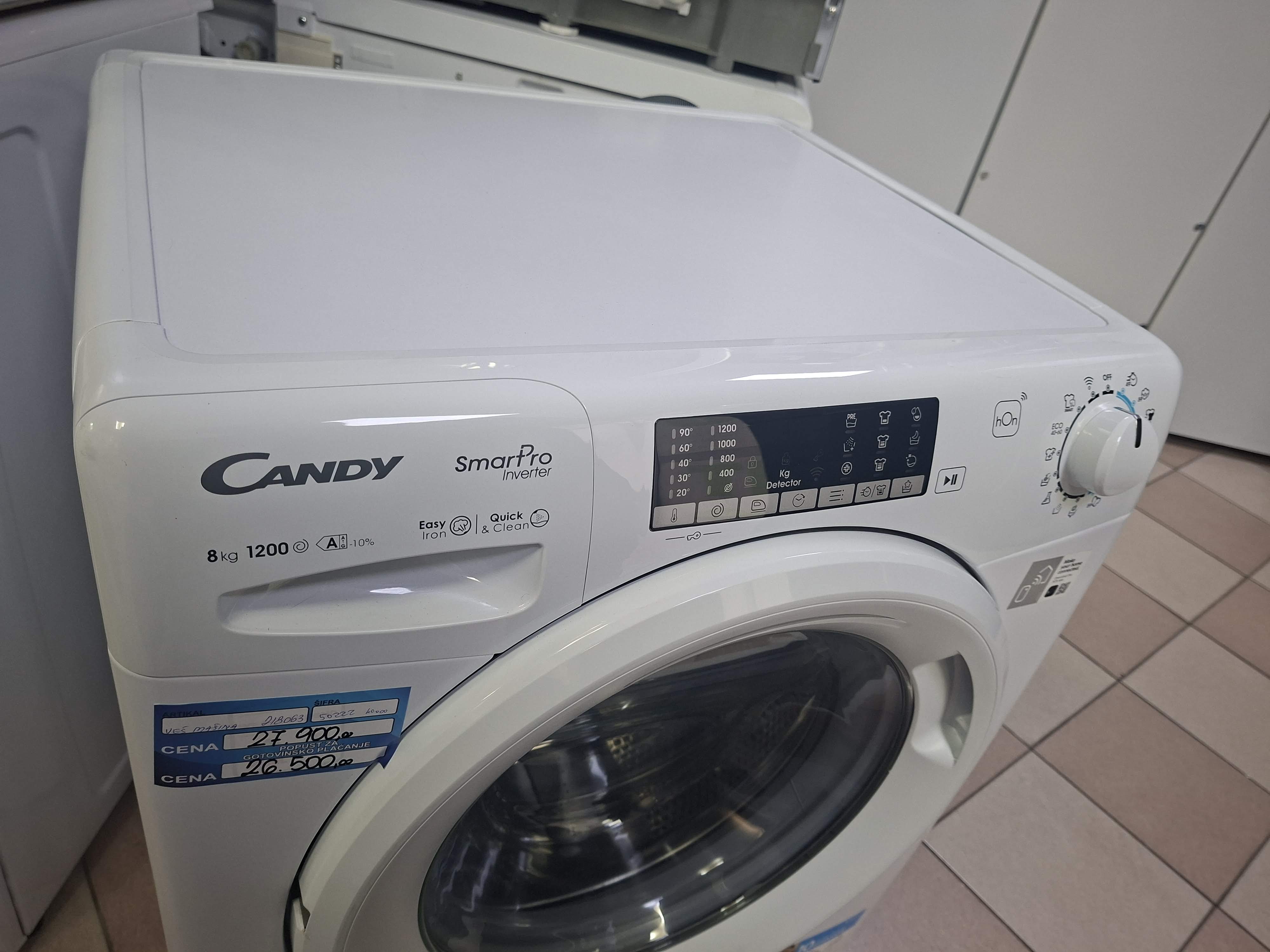 Veš mašina Candy CSO286TWM6/1-S , 8 kg.
