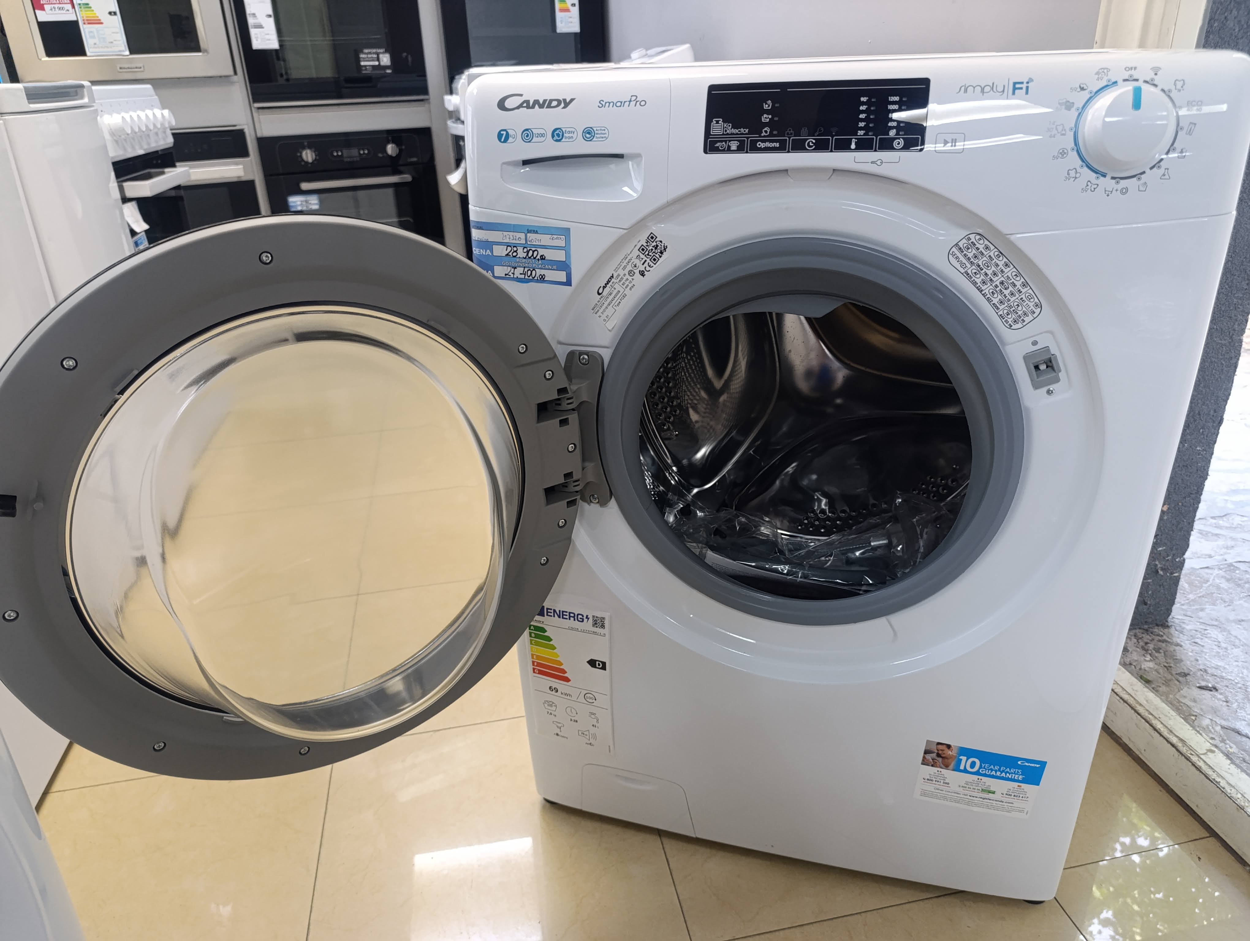 Veš mašina Candy CSO4 1275TBE/2-S (2), 7kg, slim