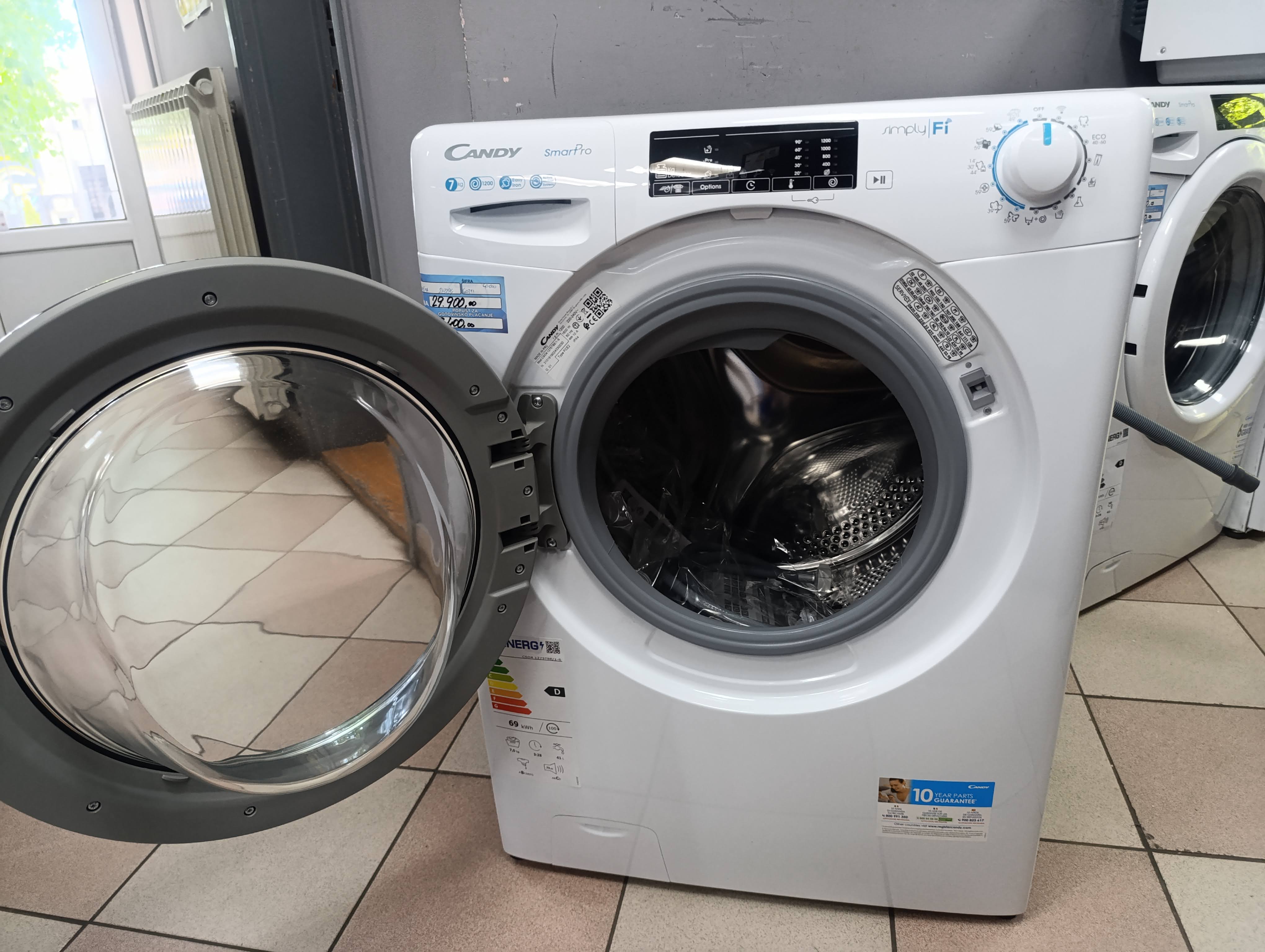 Veš mašina Candy CSO4 1275TBE/2-S, 7kg, slim