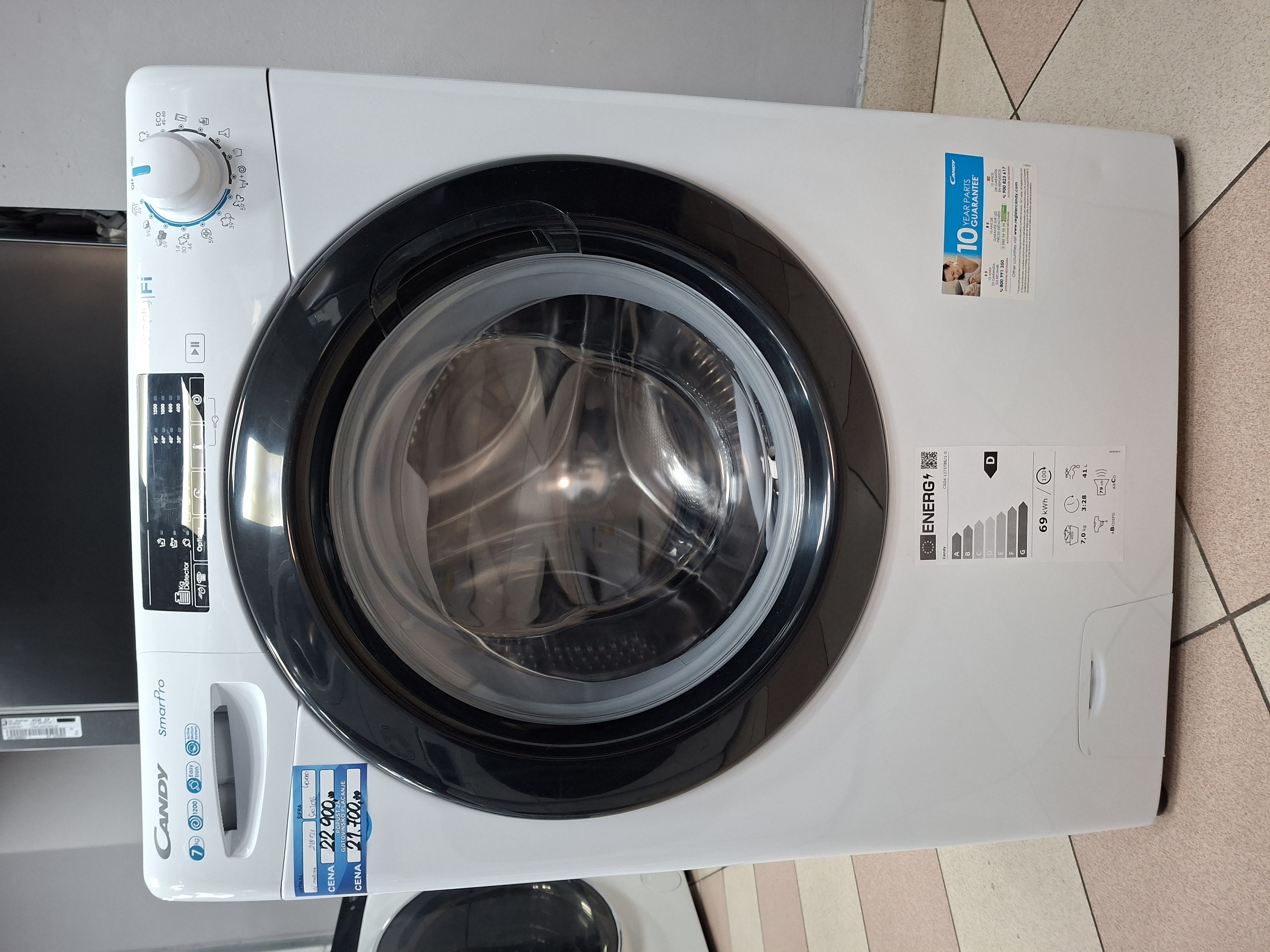 Veš mašina Candy CSO4 1275TBE/2-S, 7kg, slim