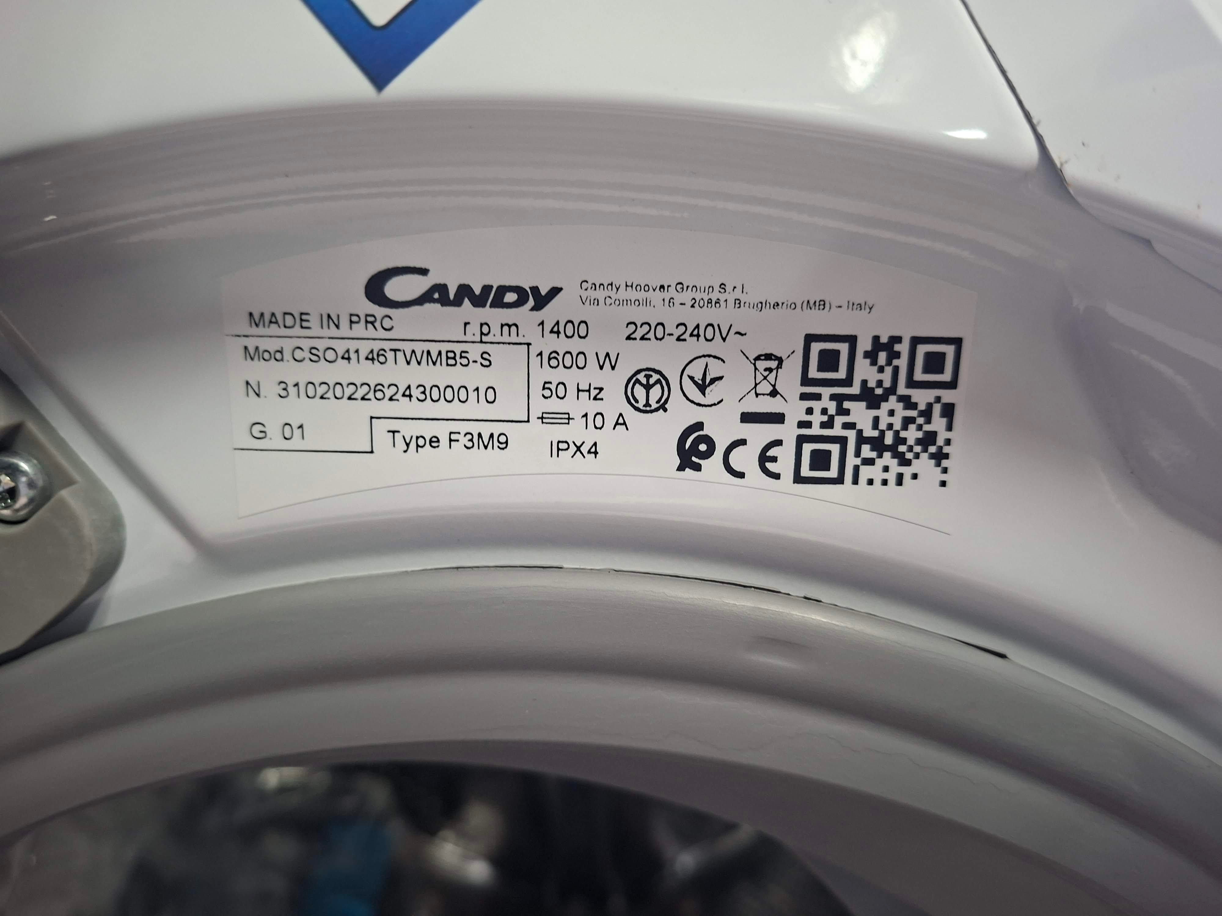 Veš mašina Candy CSO4146TWMB5-S , 14 kg.