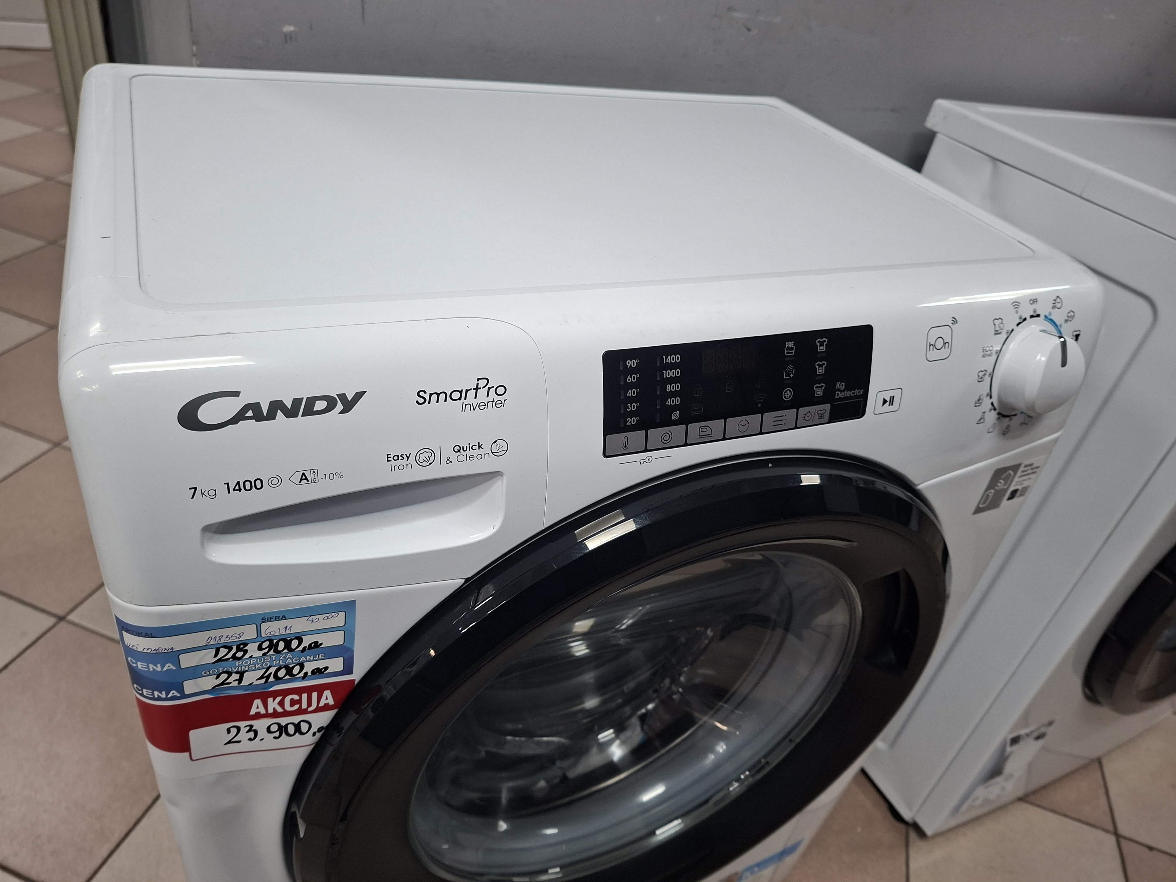 Veš mašina Candy CSO4474TWMB6/1-S , 7 kg, slim