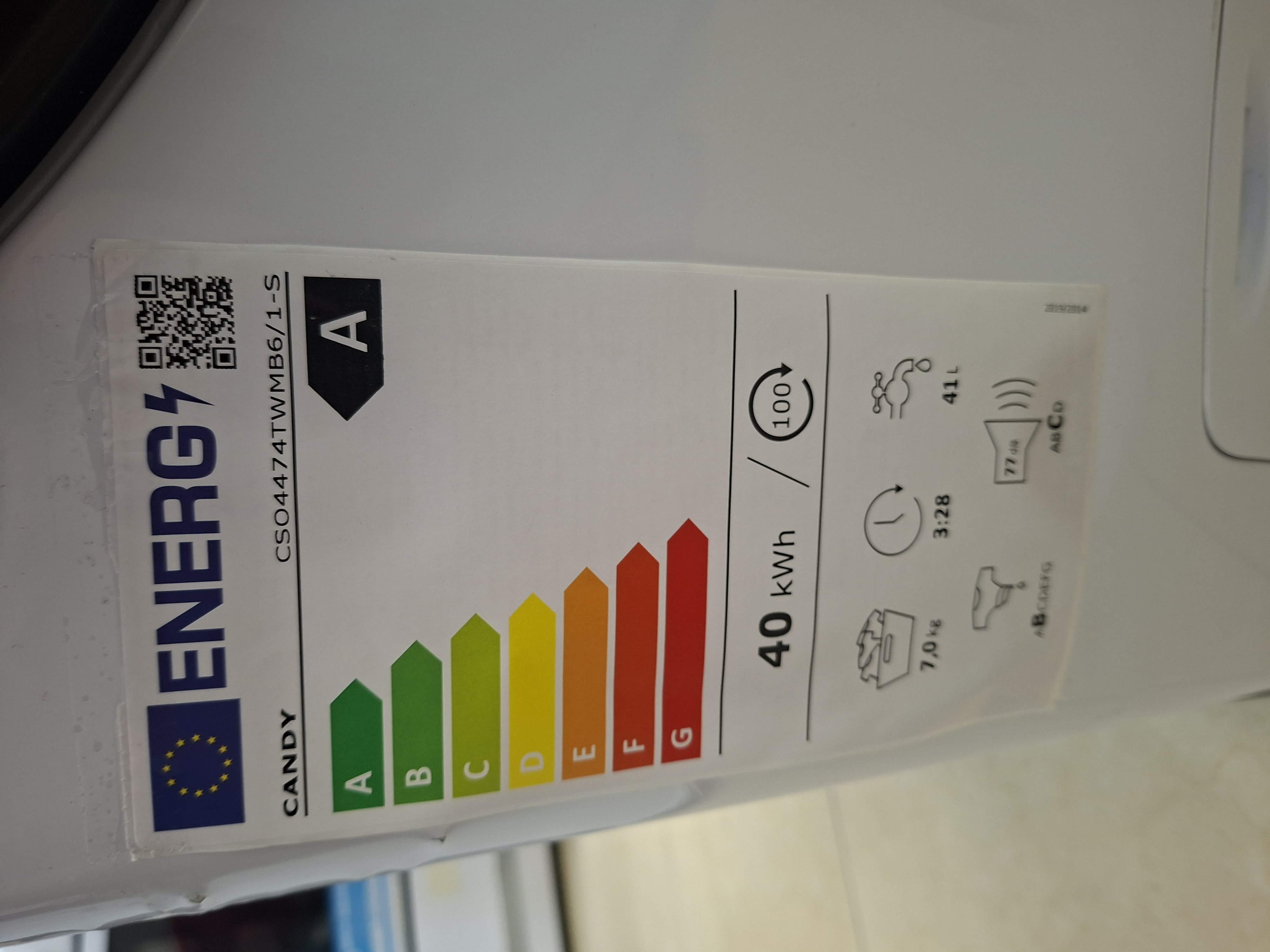 Veš mašina Candy CSO4474TWMB6/1-S , 7 kg, slim