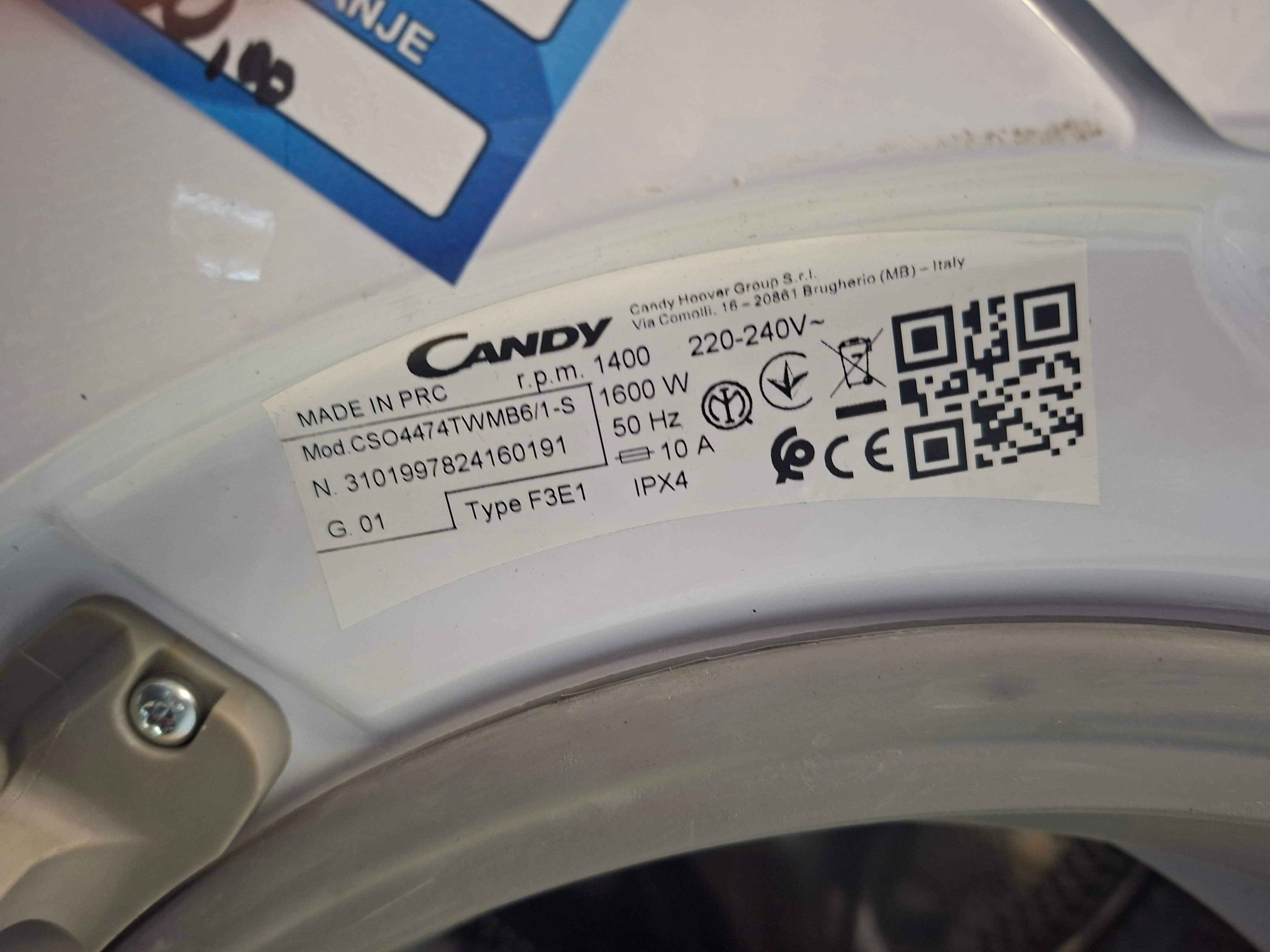 Veš mašina Candy CSO4474TWMB6/1-S , 7 kg, slim