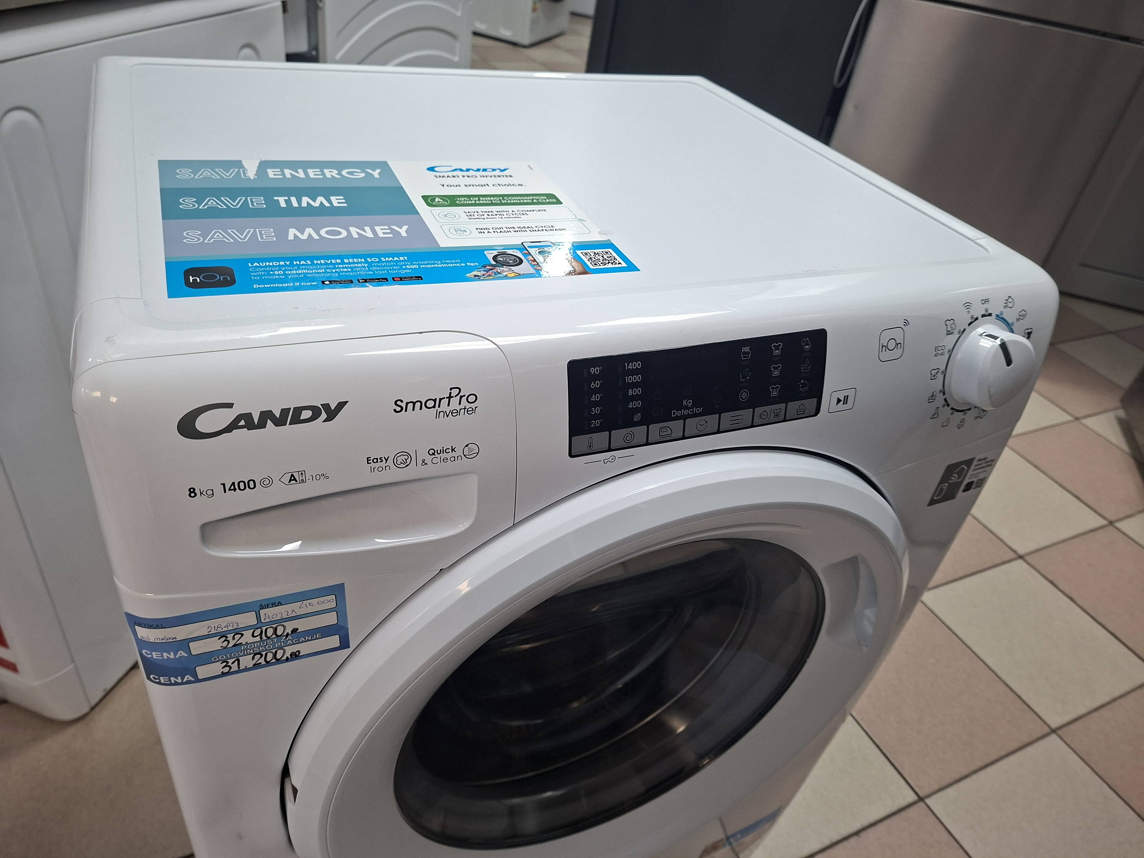 Veš mašina Candy CSO486TWM6/1-S, 8 kg