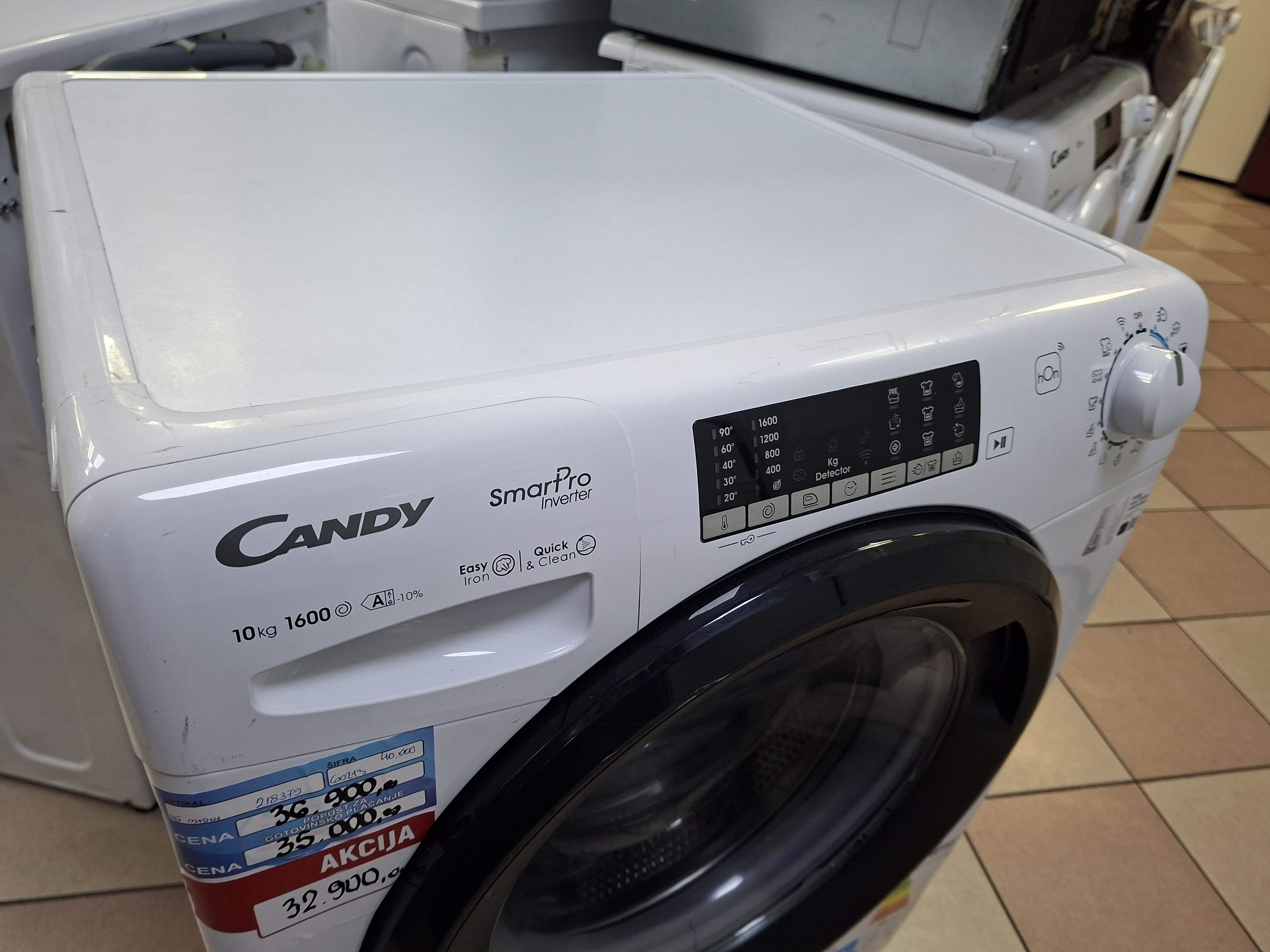 Veš mašina Candy CSO6106TWMB6/1-S  (2) , 10 kg.