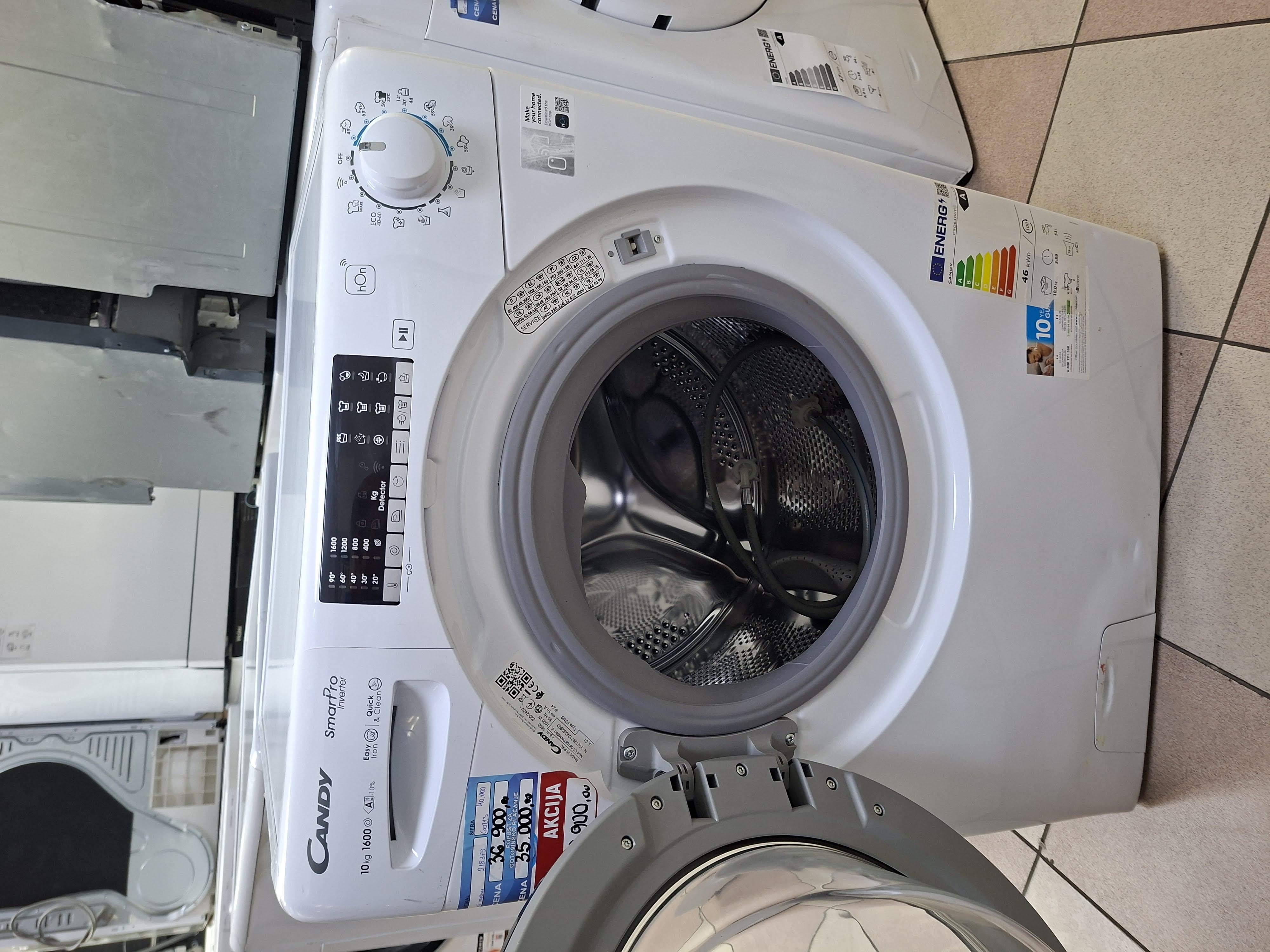 Veš mašina Candy CSO6106TWMB6/1-S  (2) , 10 kg.
