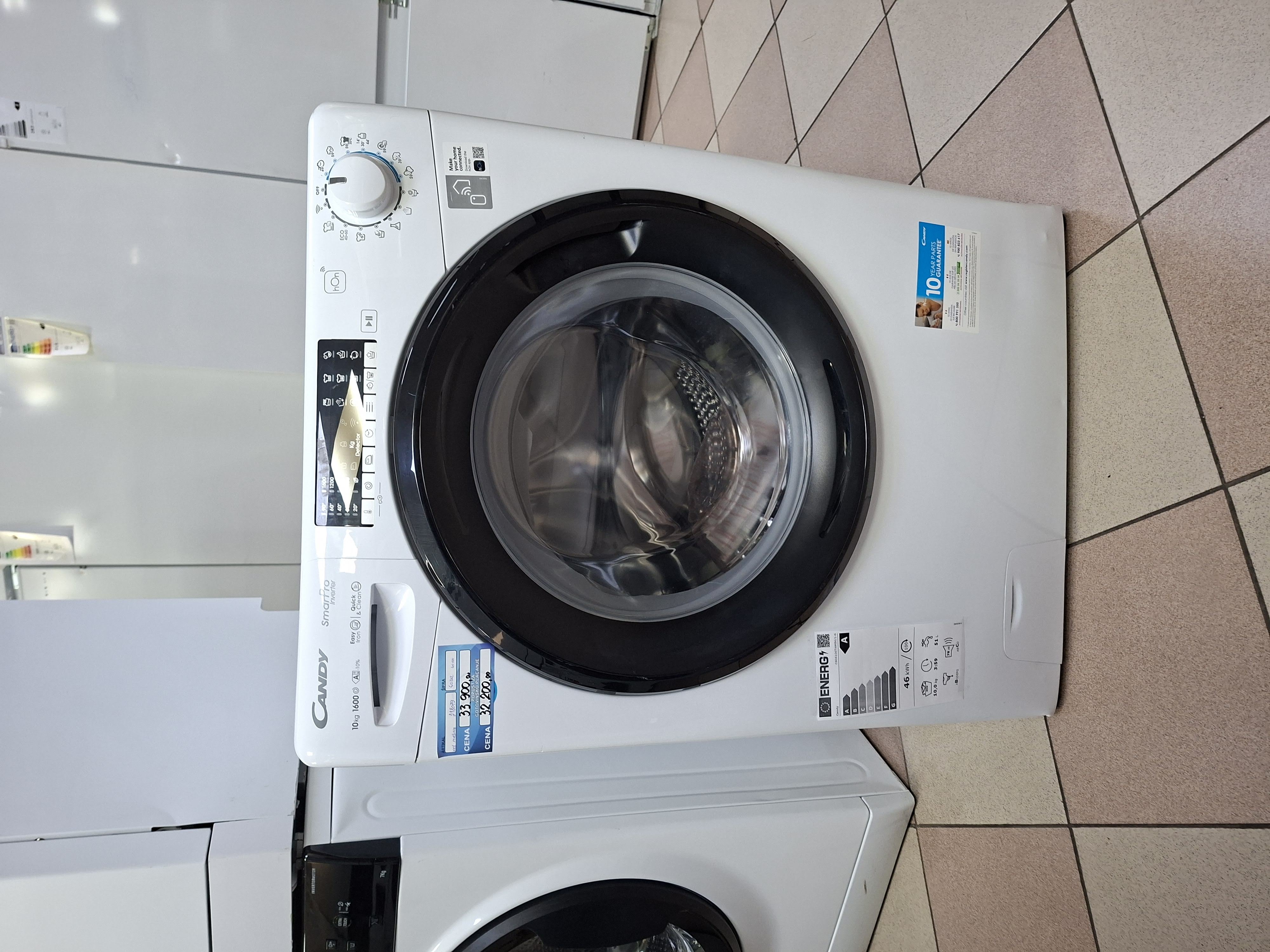 Veš mašina Candy CSO6106TWMB6/1-S , 10 kg.