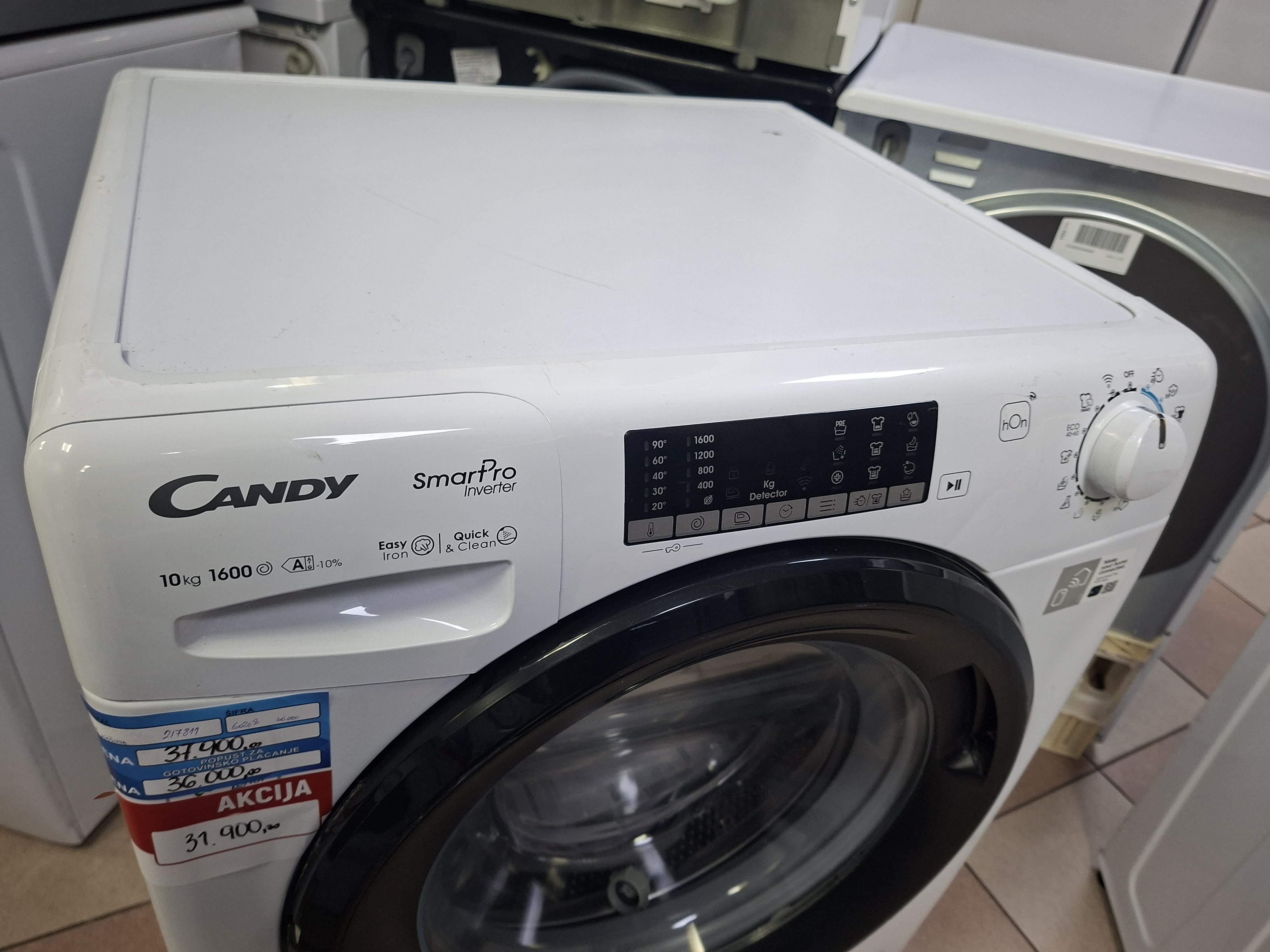 Veš mašina Candy CSO6106TWMB6/1-S , 10 kg.