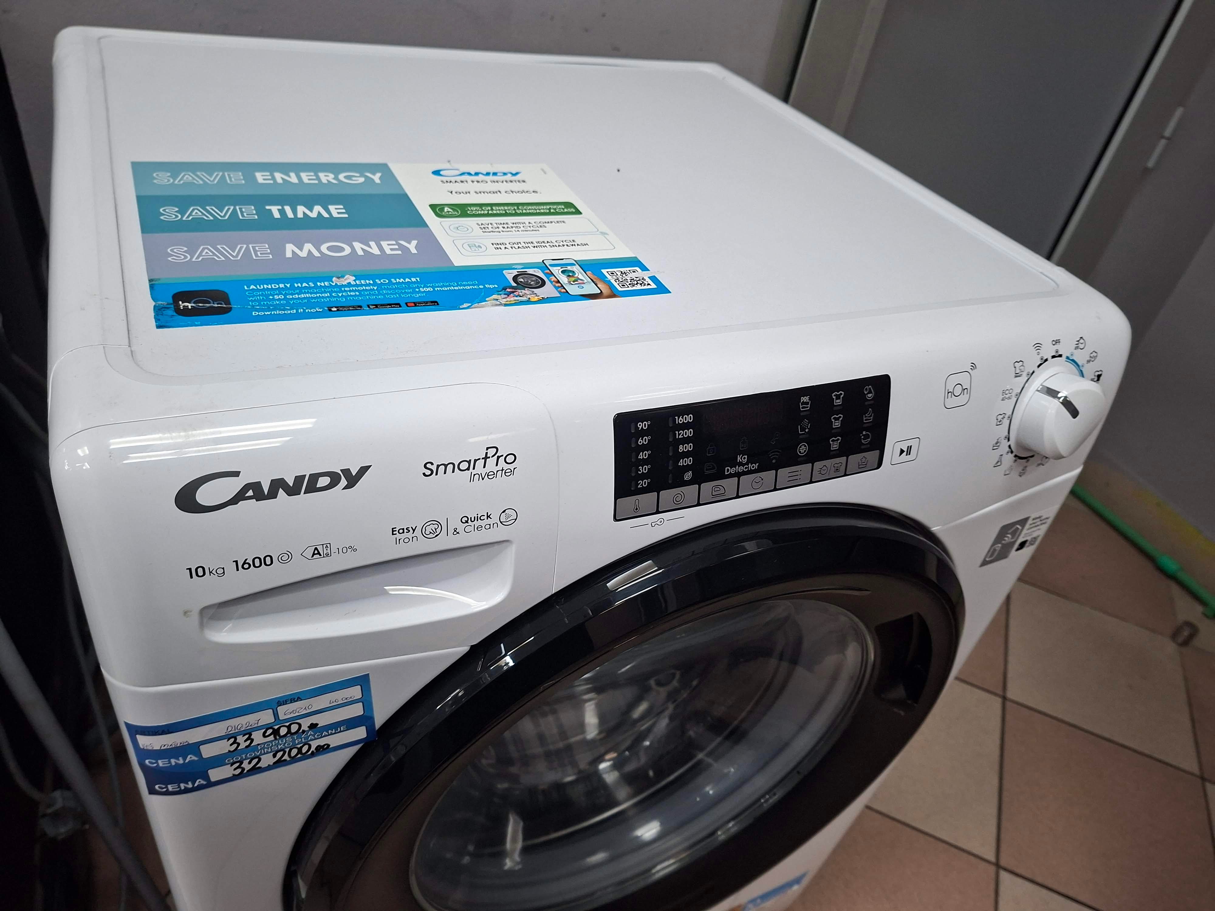 Veš mašina Candy CSO6106TWMB6/1-S , 10 kg.