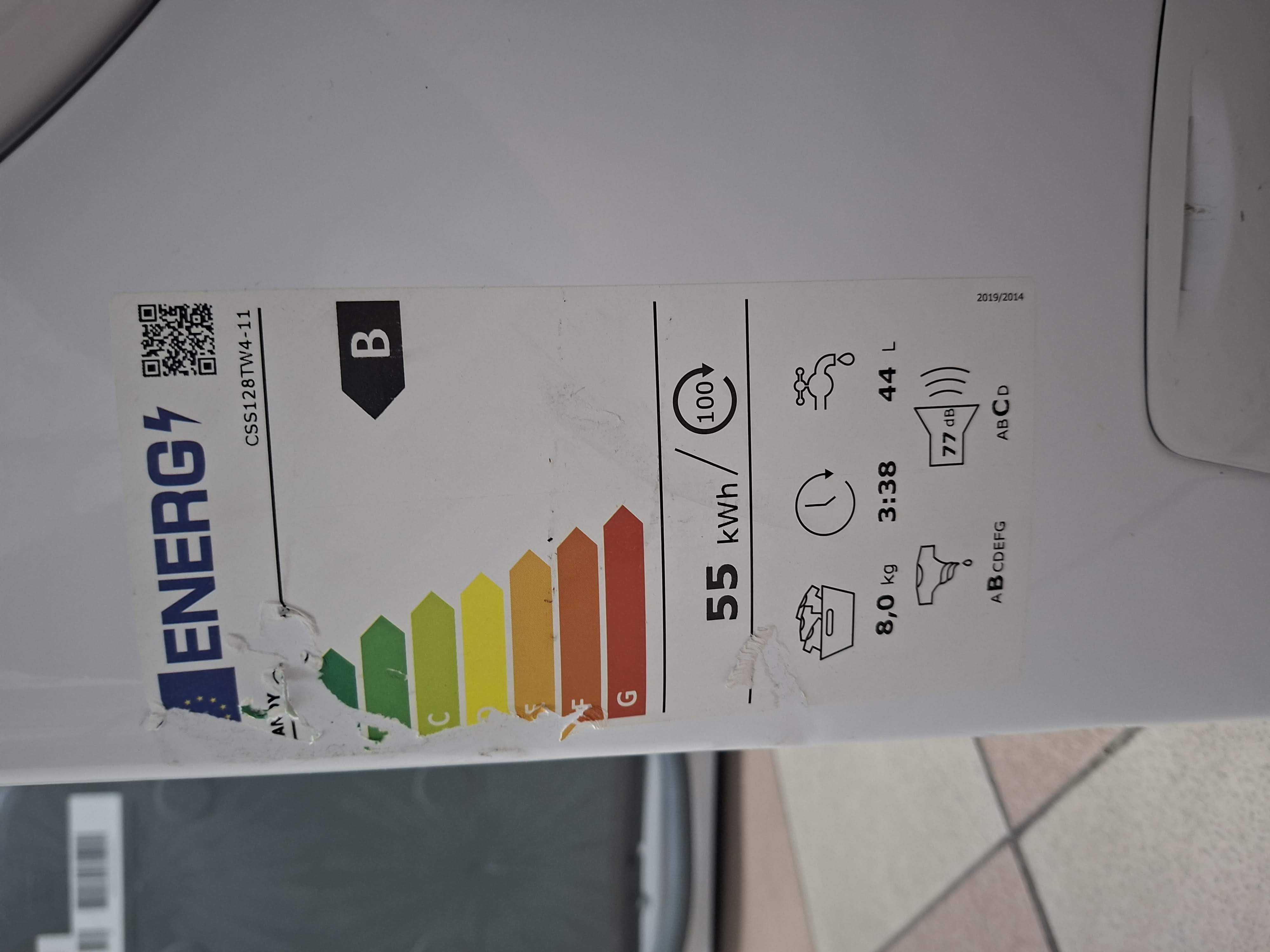 Veš mašina Candy CSS128TW4-11 (2) , 8 kg