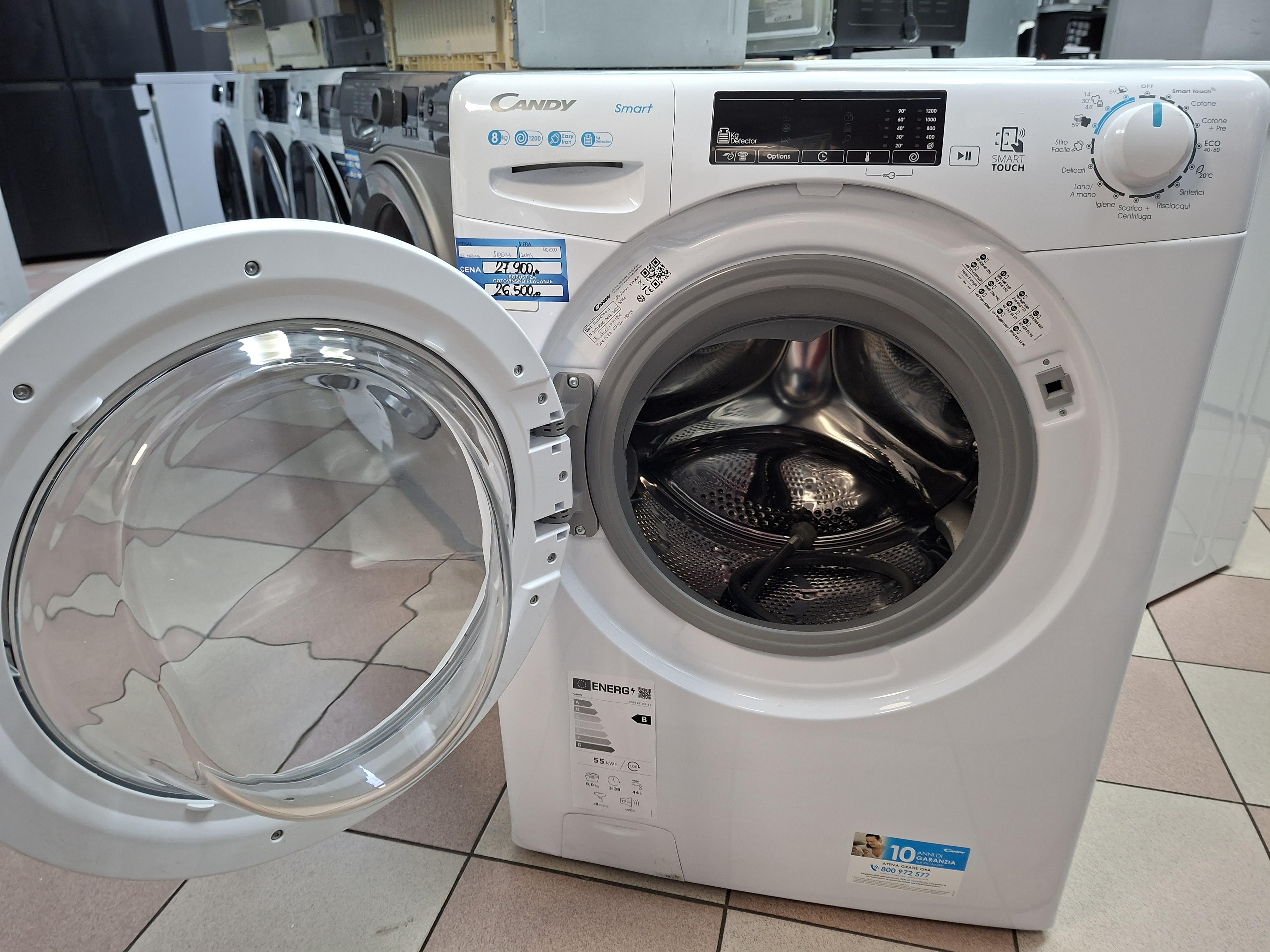 Veš mašina Candy CSS128TW4-11 , 8 kg