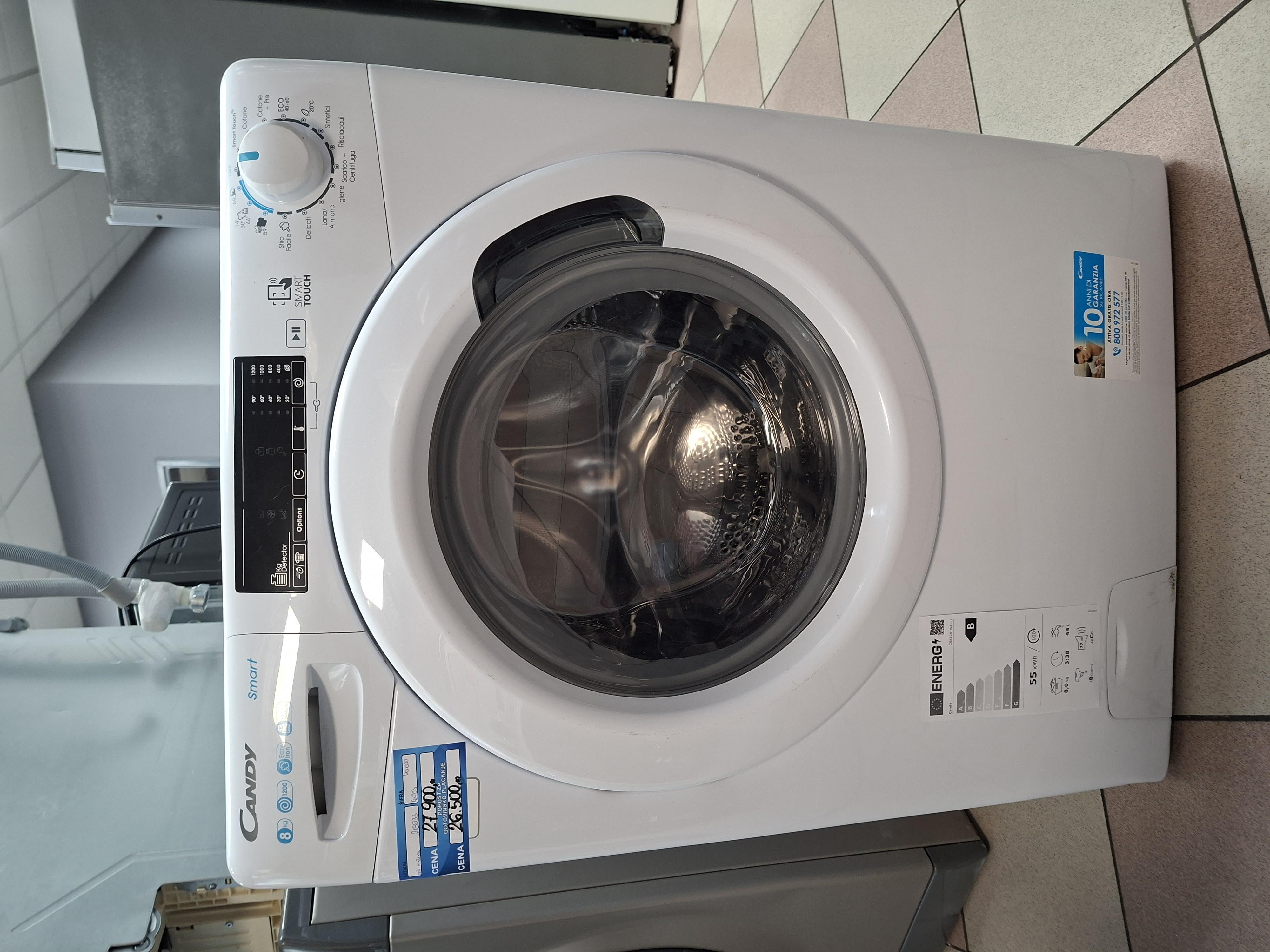 Veš mašina Candy CSS128TW4-11 , 8 kg