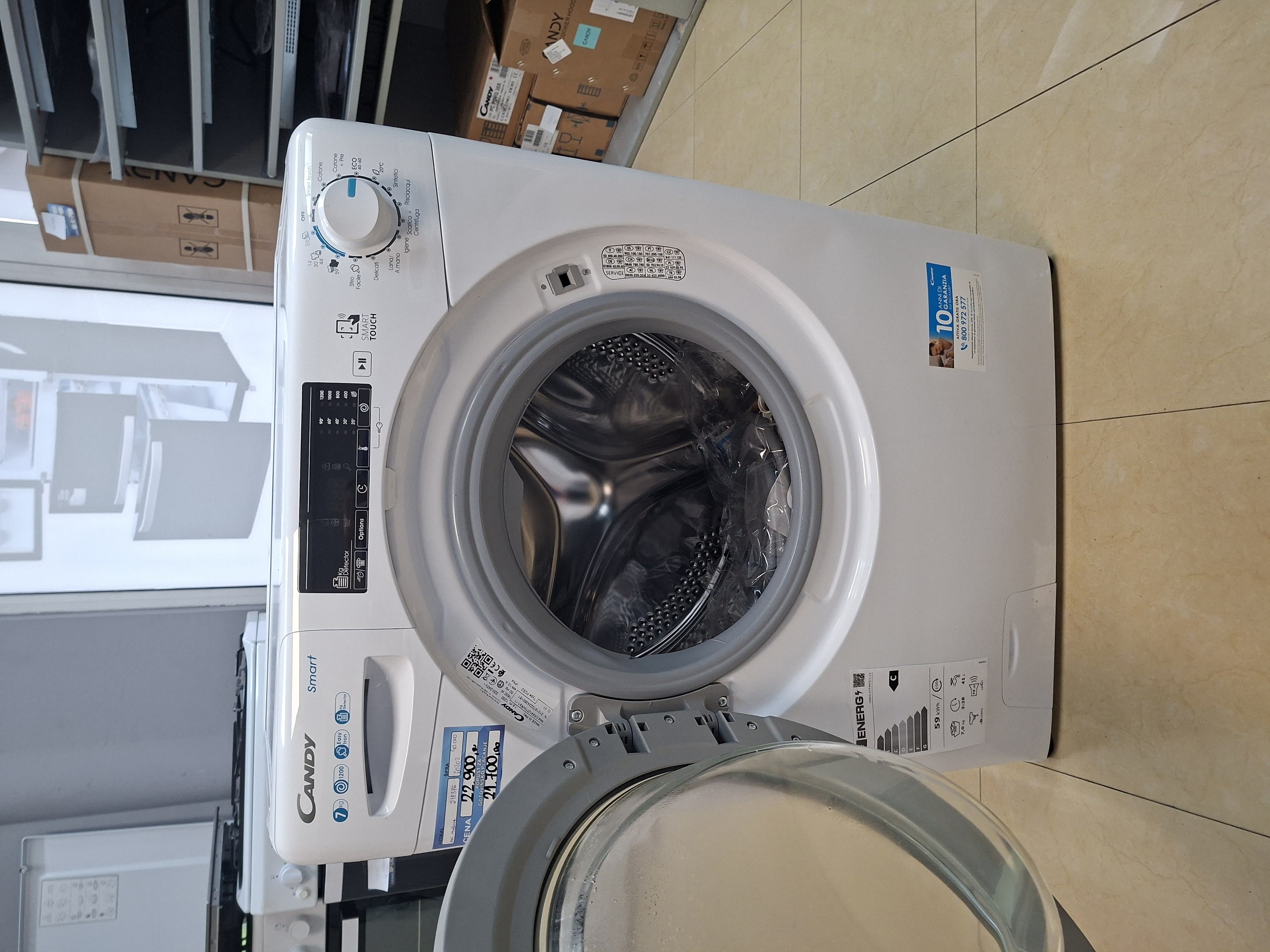 Veš mašina Candy CSS4127TWR3/1-11 , 7 kg, slim