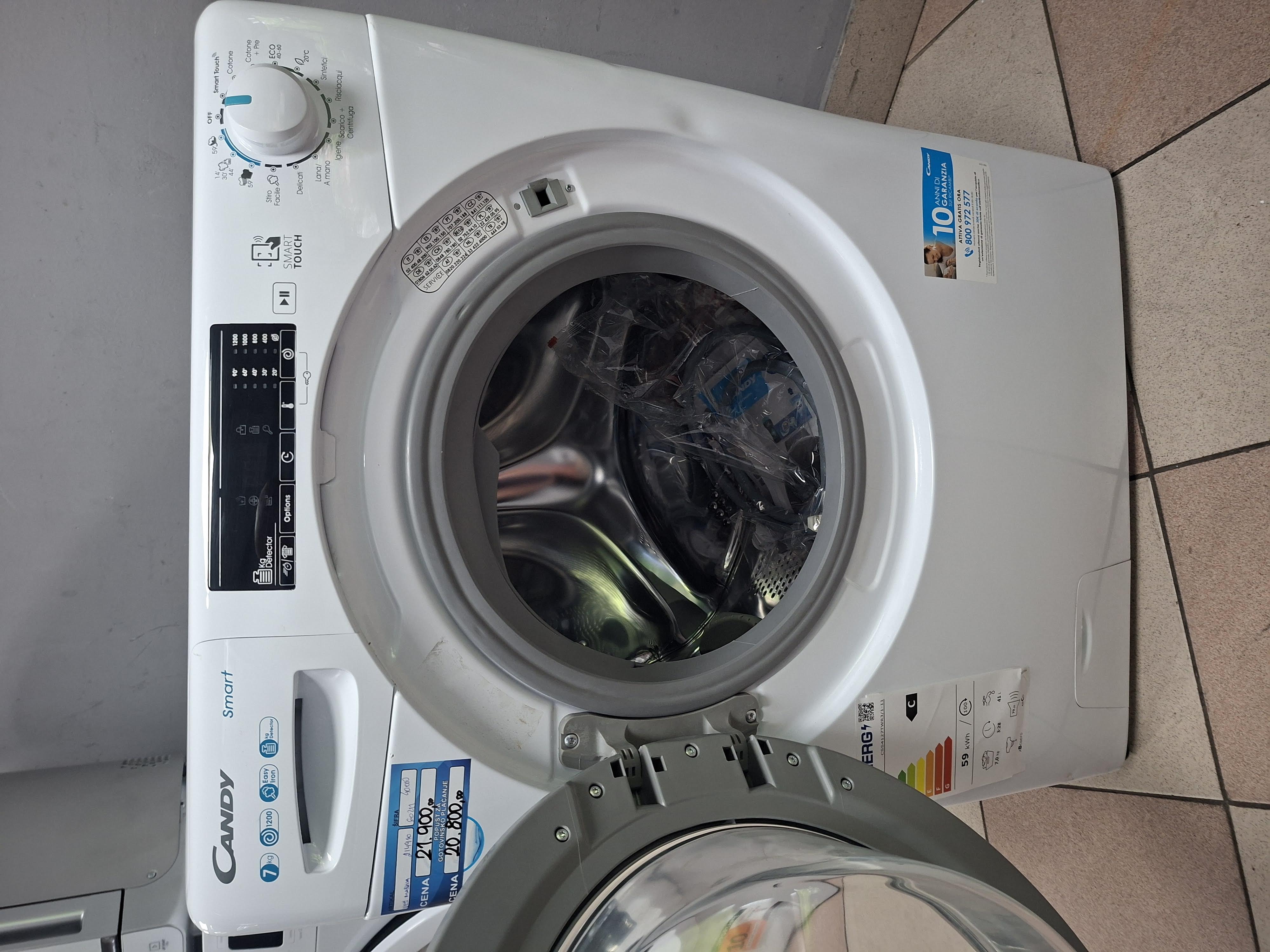 Veš mašina Candy CSS4127TWR3/1-11 , 7 kg, slim