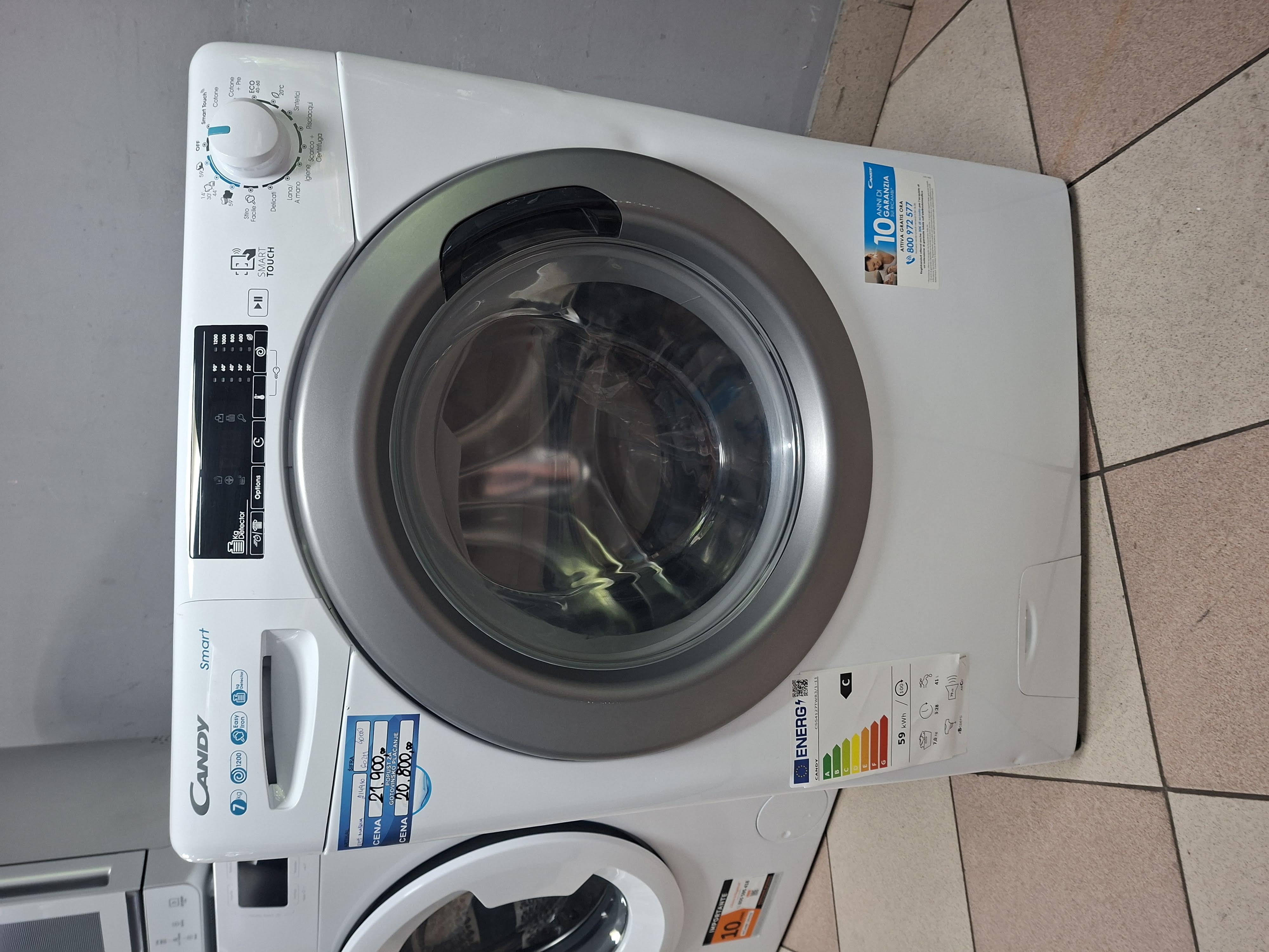 Veš mašina Candy CSS4127TWR3/1-11 , 7 kg, slim