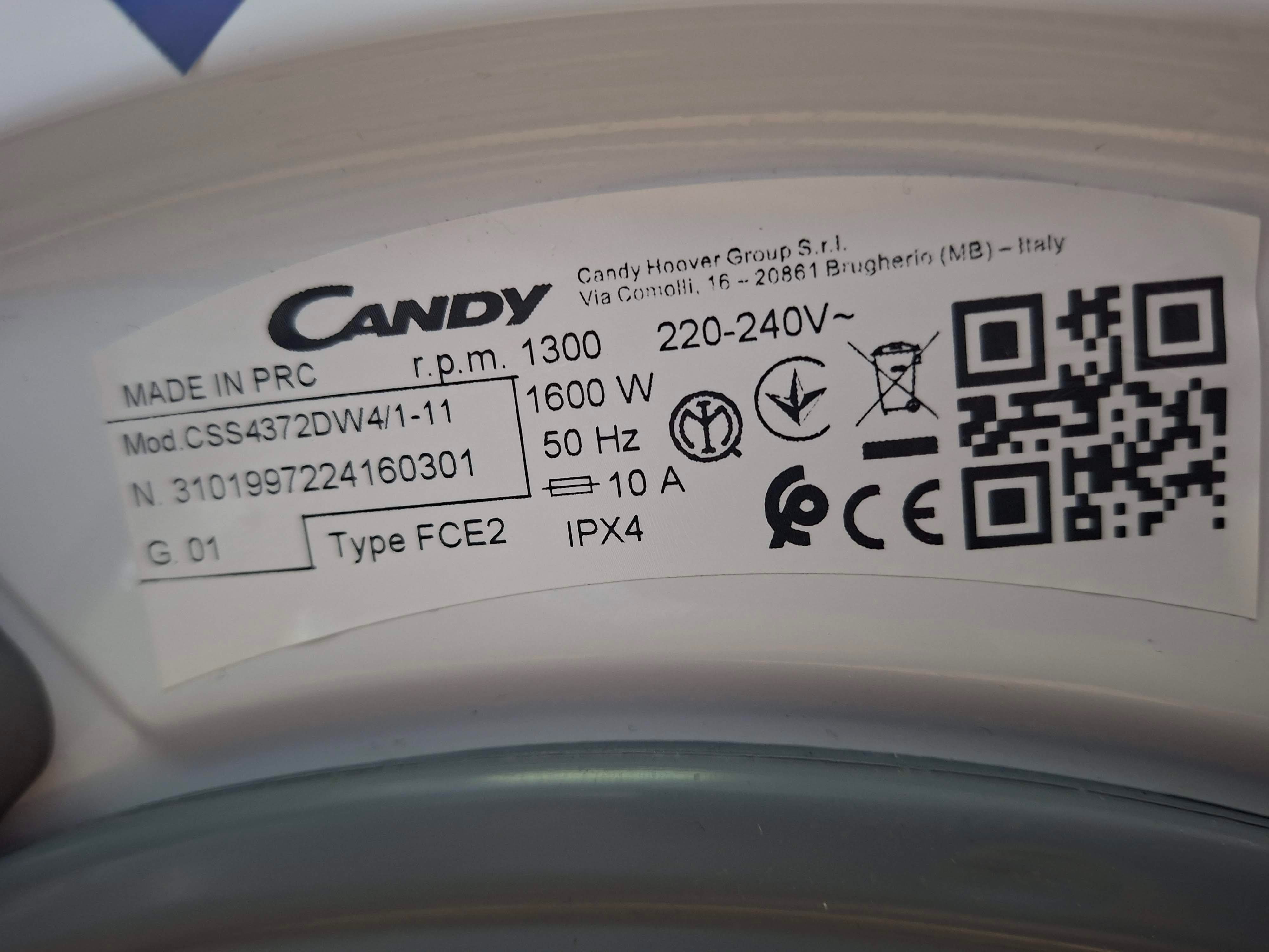 Veš mašina Candy CSS4372DW4/1-11, 7kg, slim