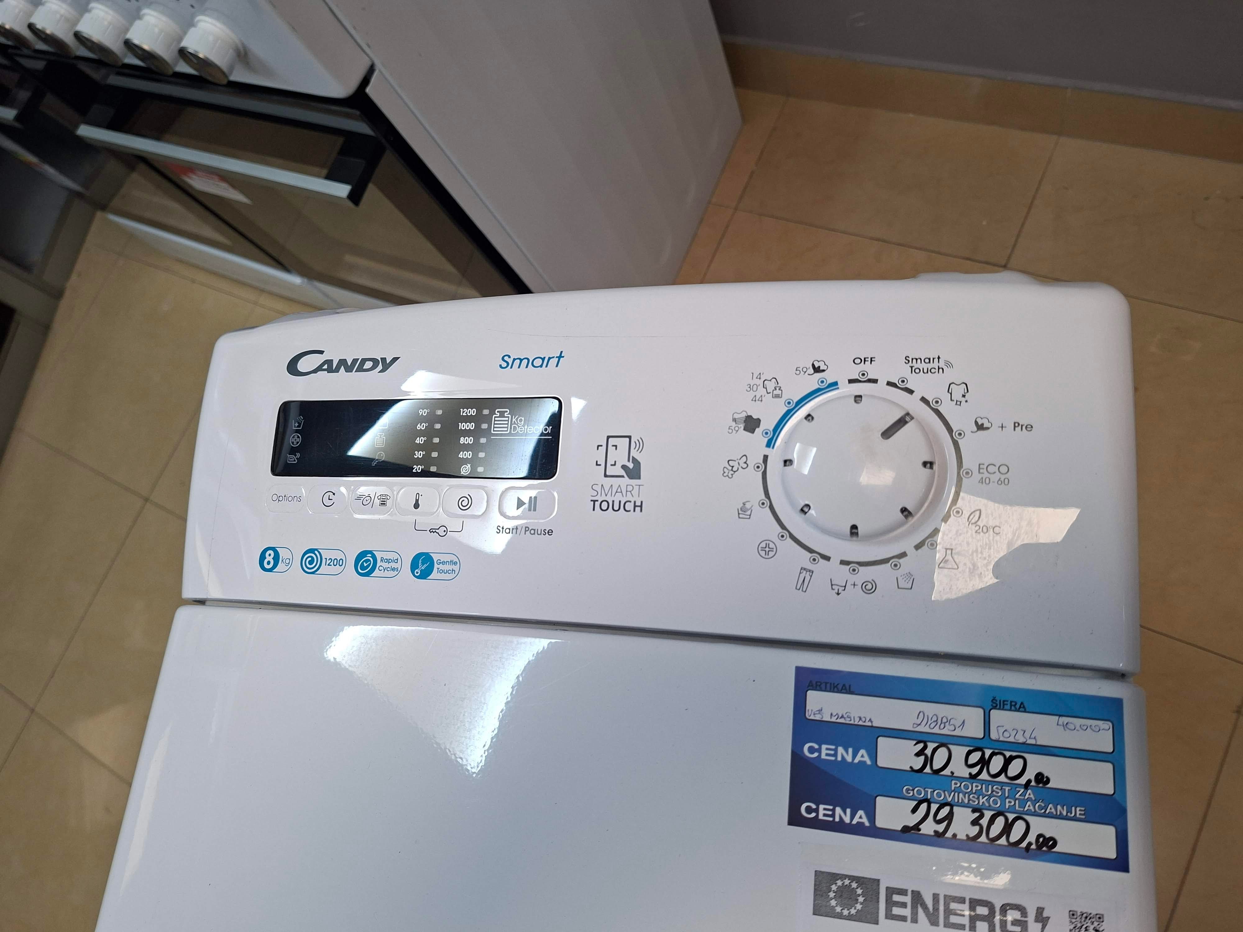 Veš mašina Candy CST 282DE/1-S , 8 kg