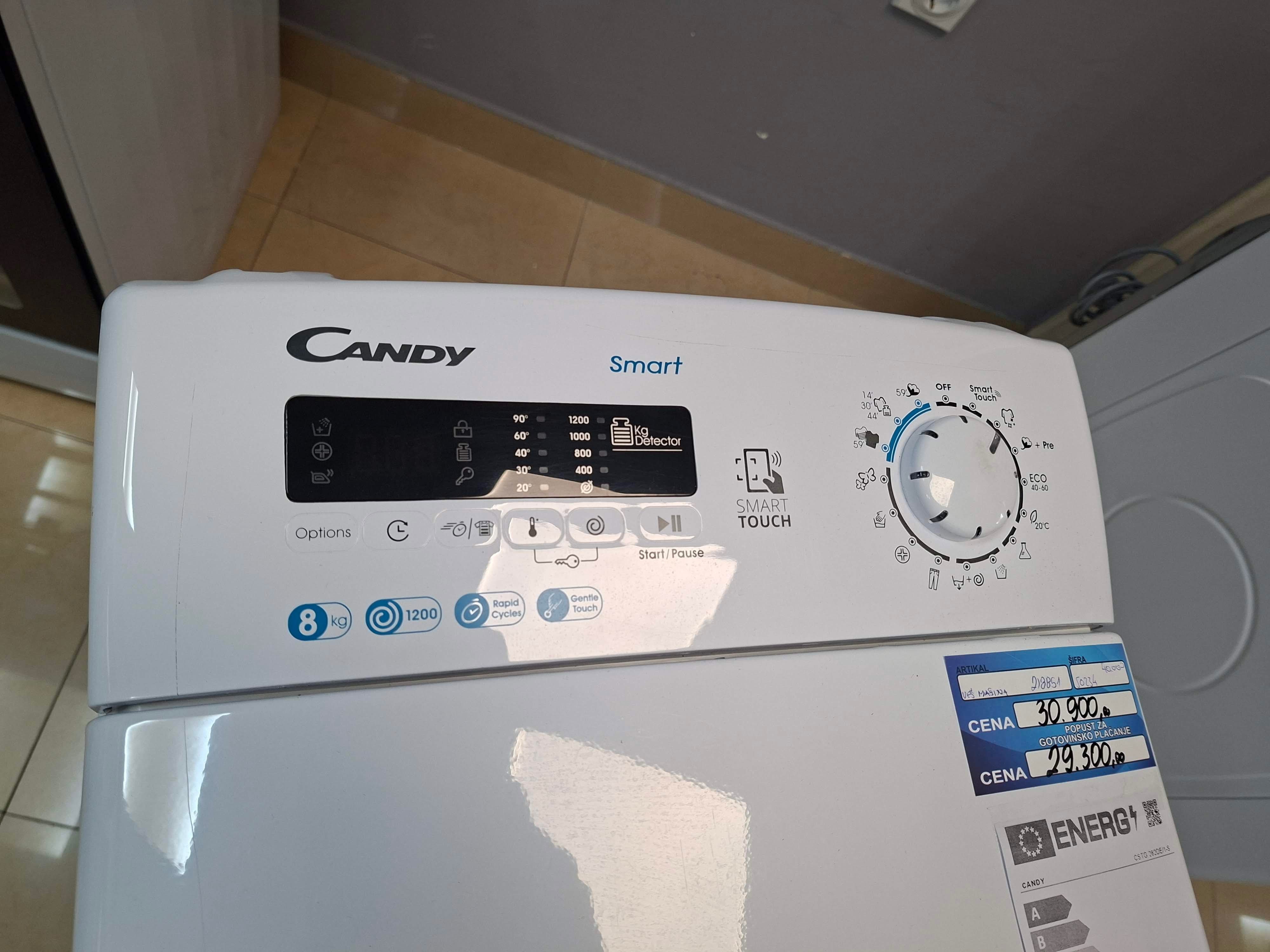 Veš mašina Candy CST 282DE/1-S , 8 kg
