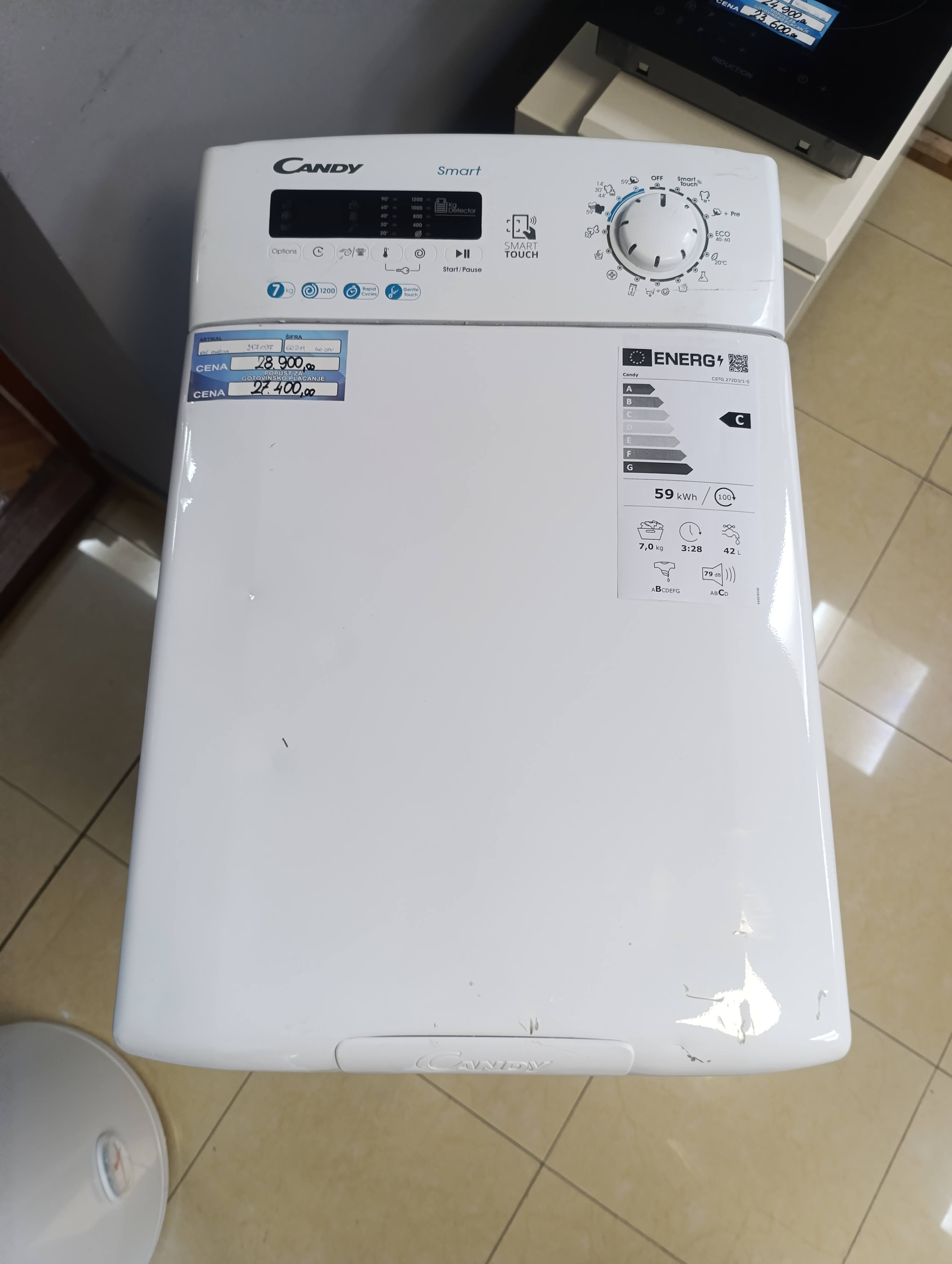 Veš mašina Candy CSTG 272D3/1-S, 7kg