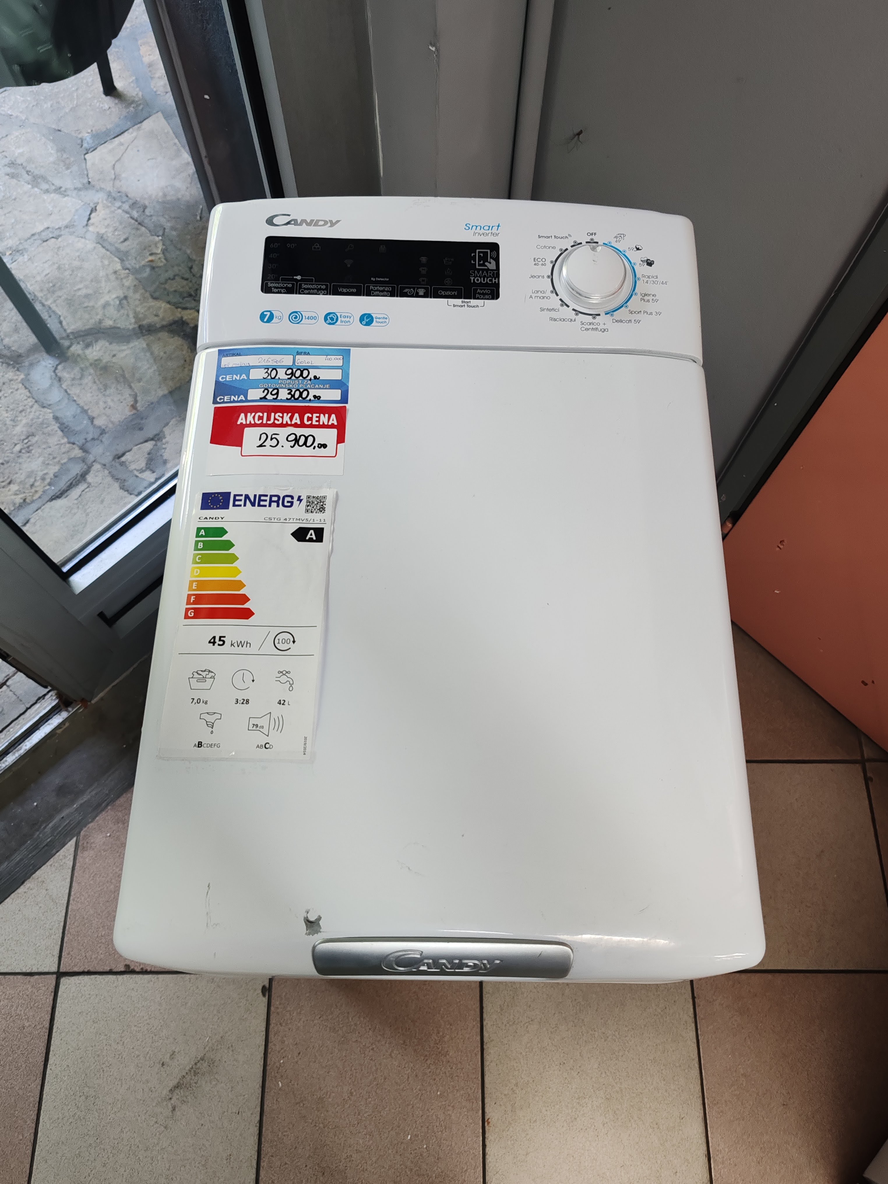 Veš mašina Candy  CSTG 47TMV5/1-11 , 7 kg.