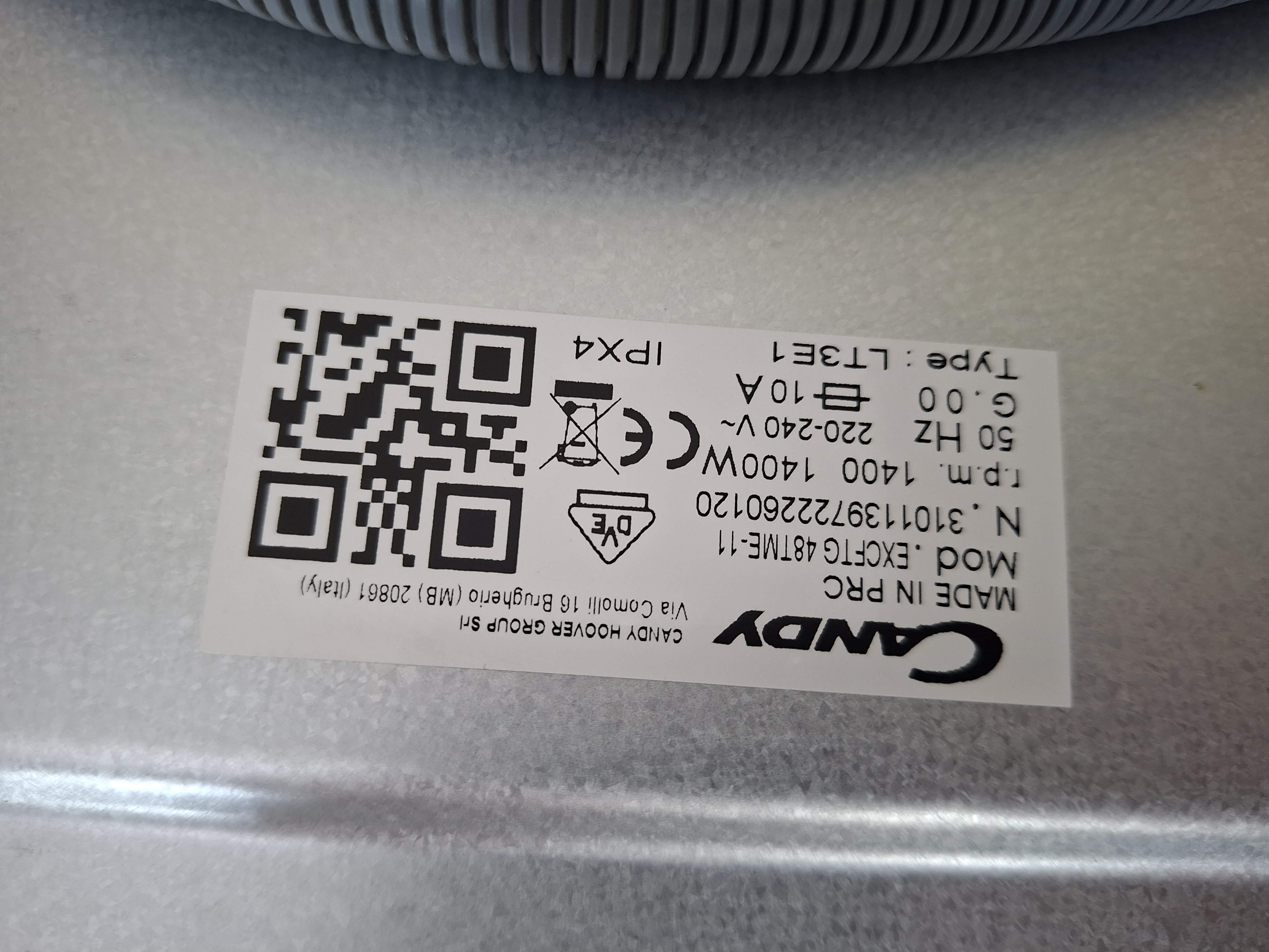 Veš mašina Candy EXCFTG 48TME-11 , 8 kg.