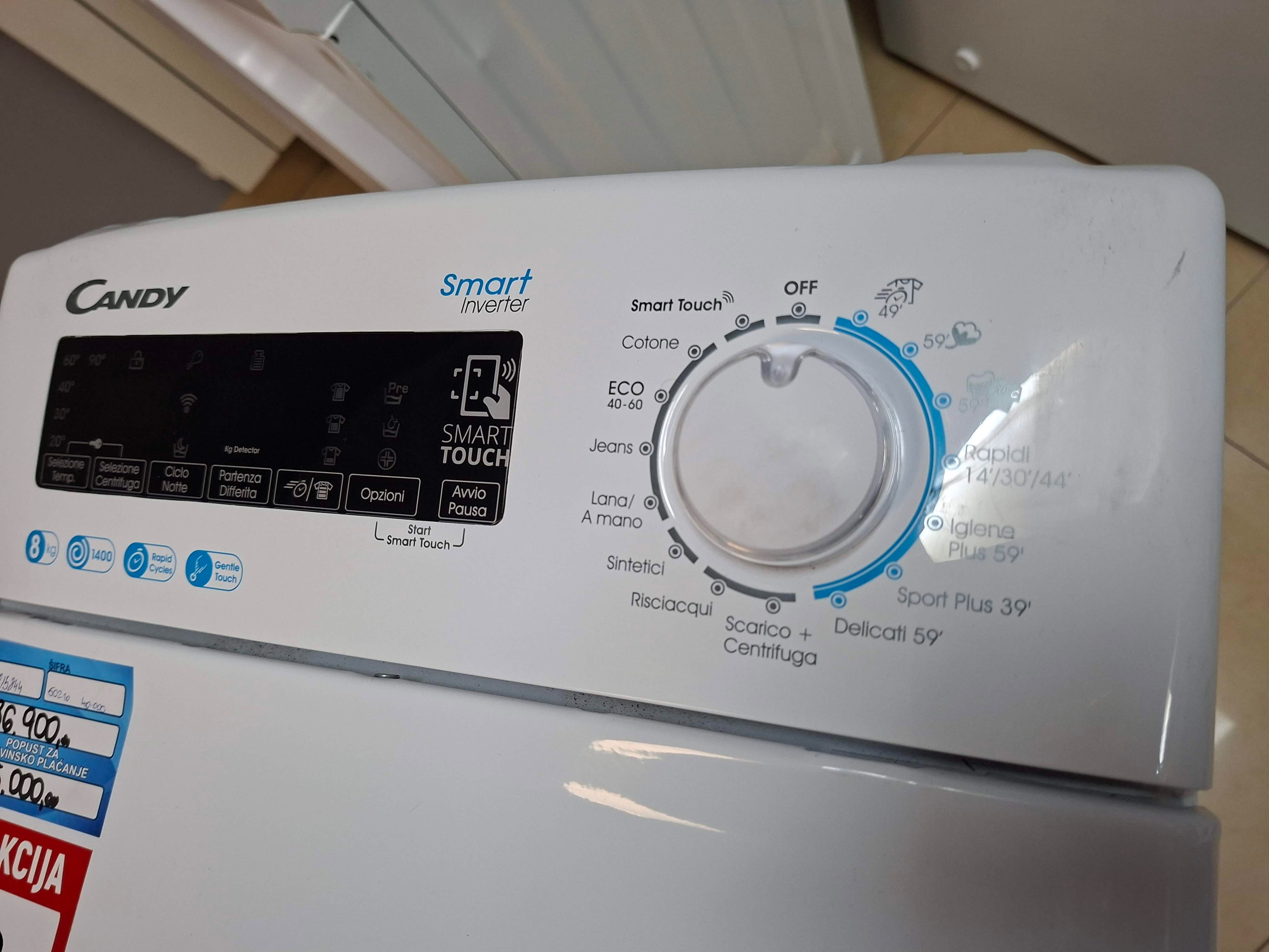 Veš mašina Candy EXCFTG 48TME-11 , 8 kg.