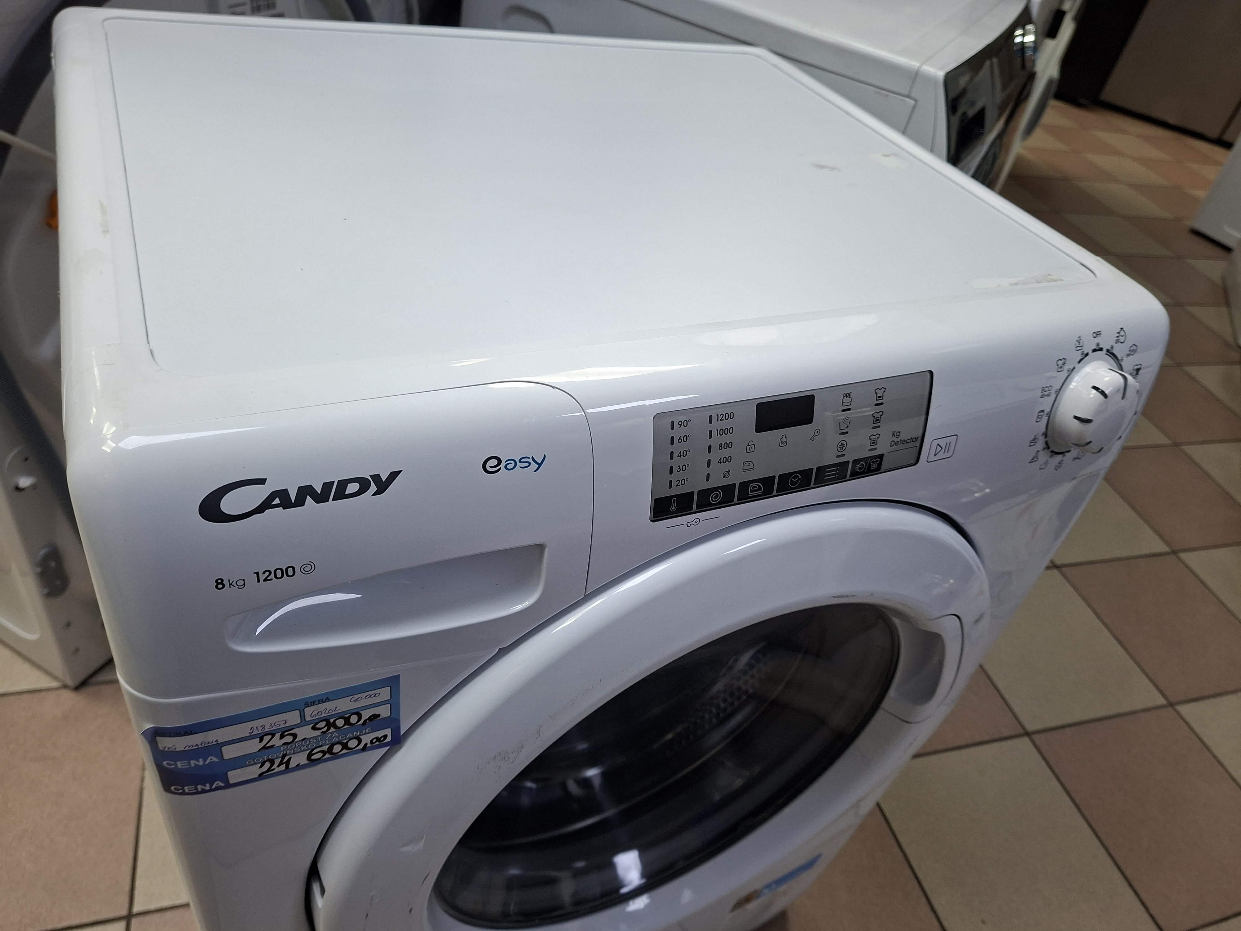 Veš mašina Candy EY284DWM5/1-S , 8 kg.
