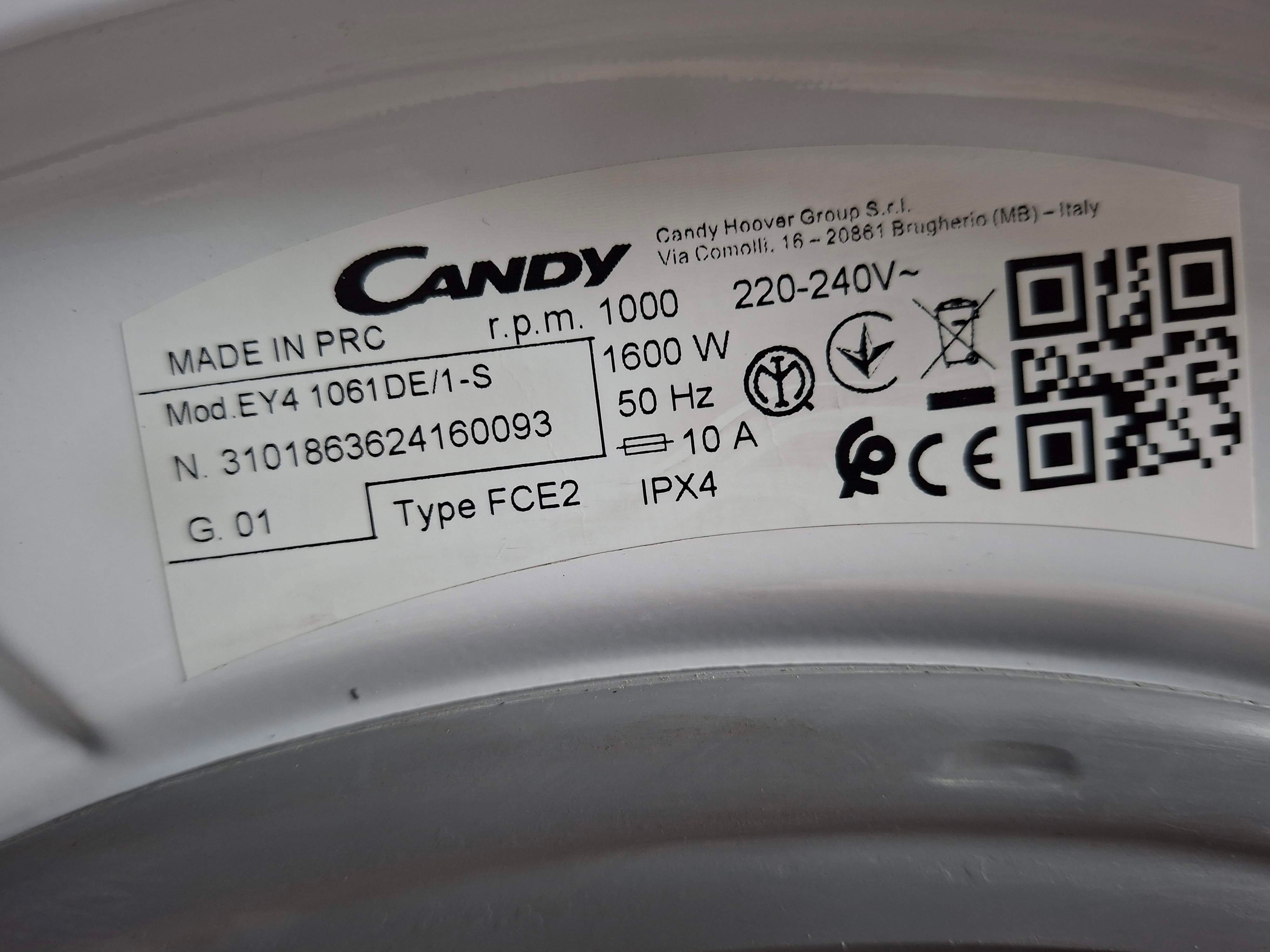 Veš mašina Candy EY4 1061DE/1-S, 6 kg, slim