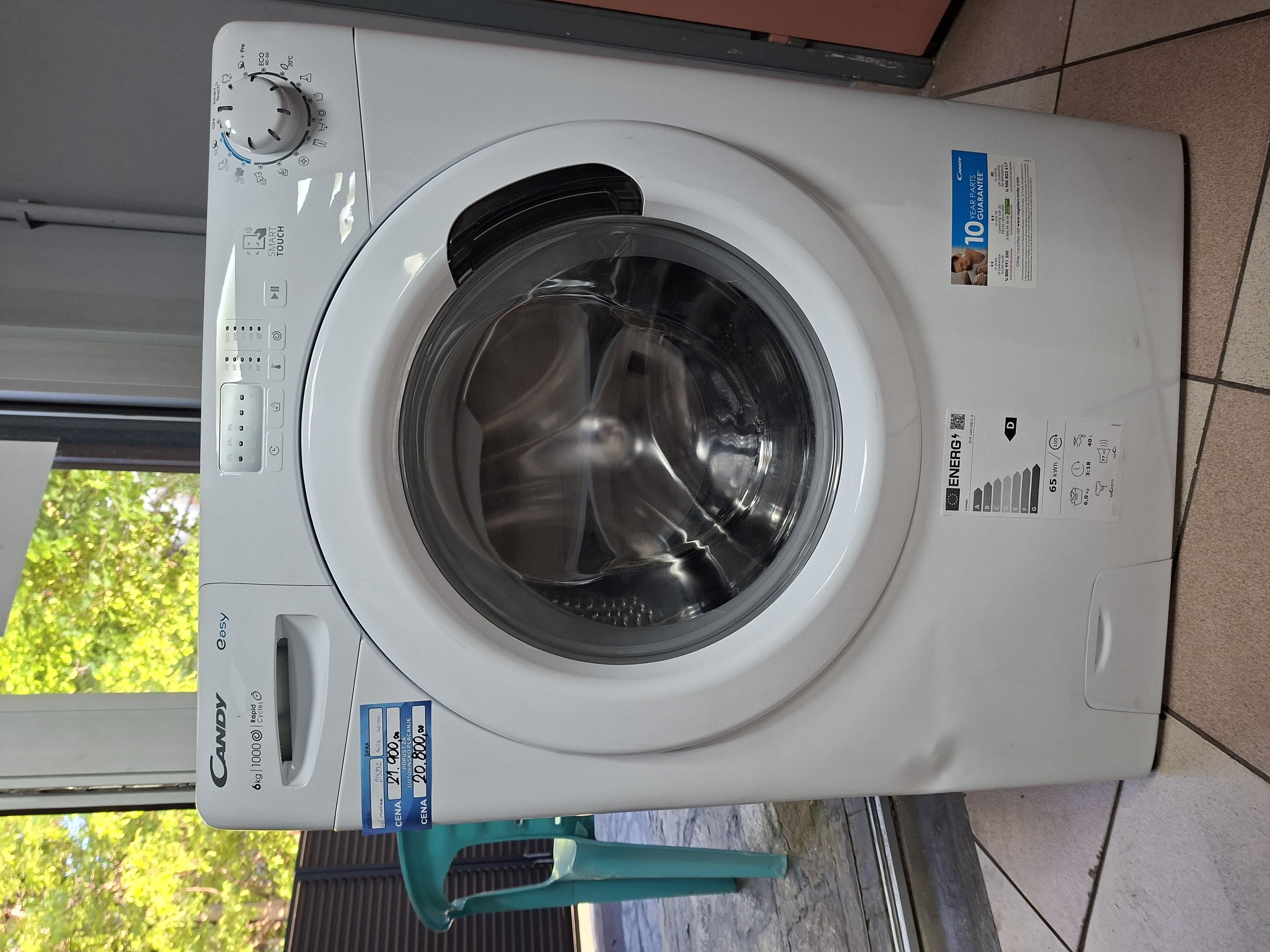 Veš mašina Candy EY4 1061DE/1-S, 6 kg, slim