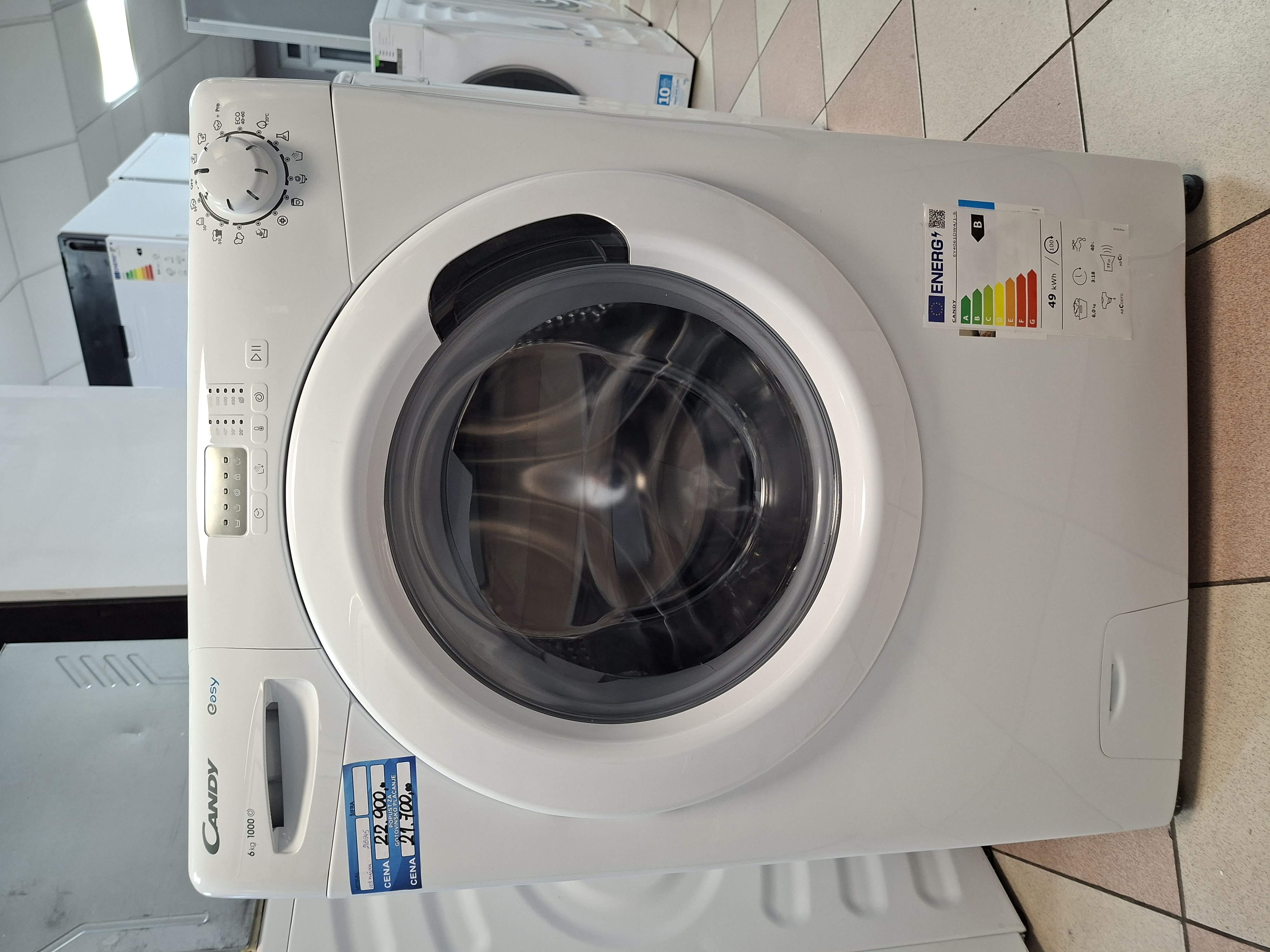 Veš mašina Candy EY4061DW4/1-S (2), 6 kg, slim