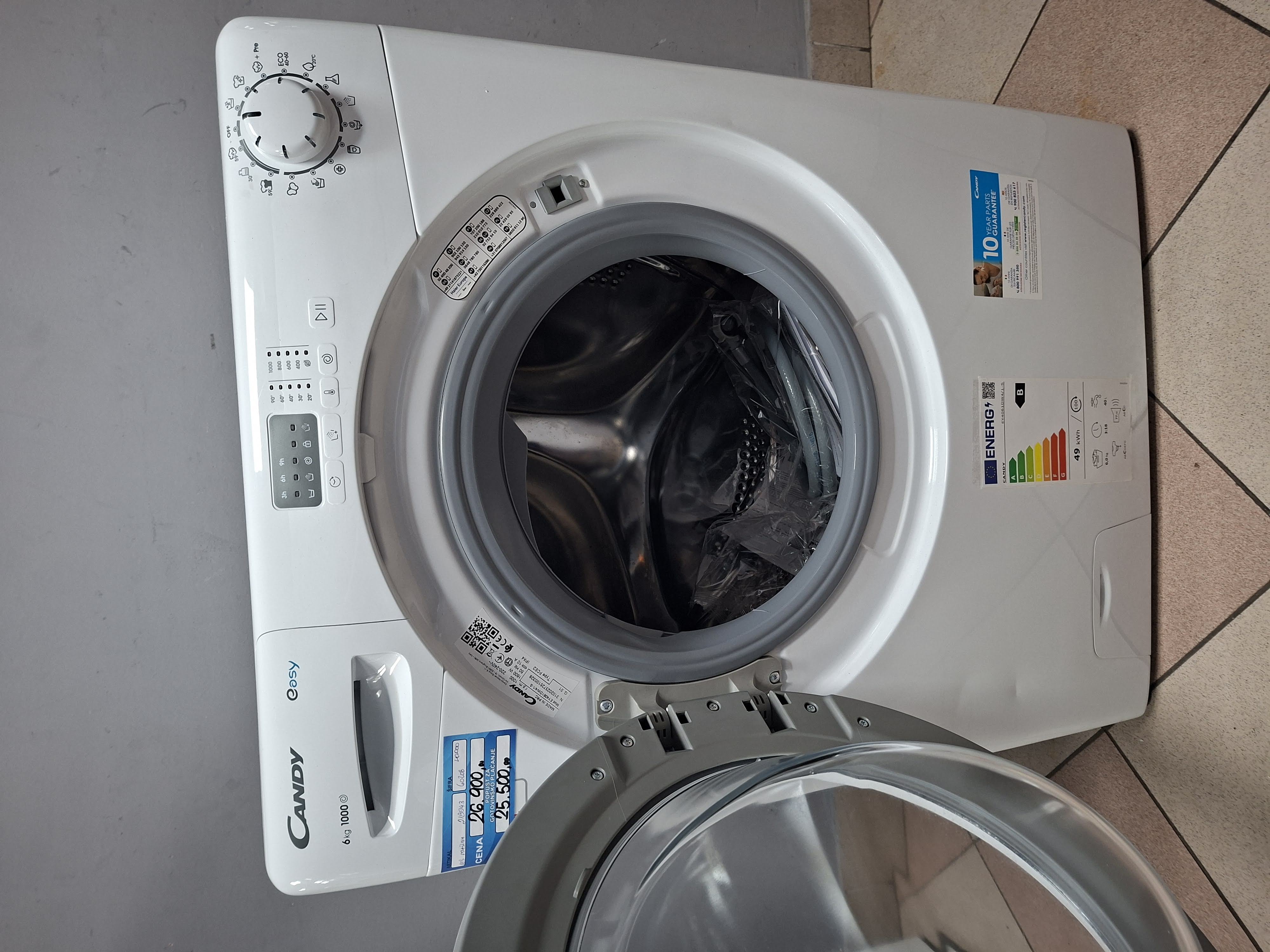 Veš mašina Candy EY4061DW4/1-S, 6 kg, slim