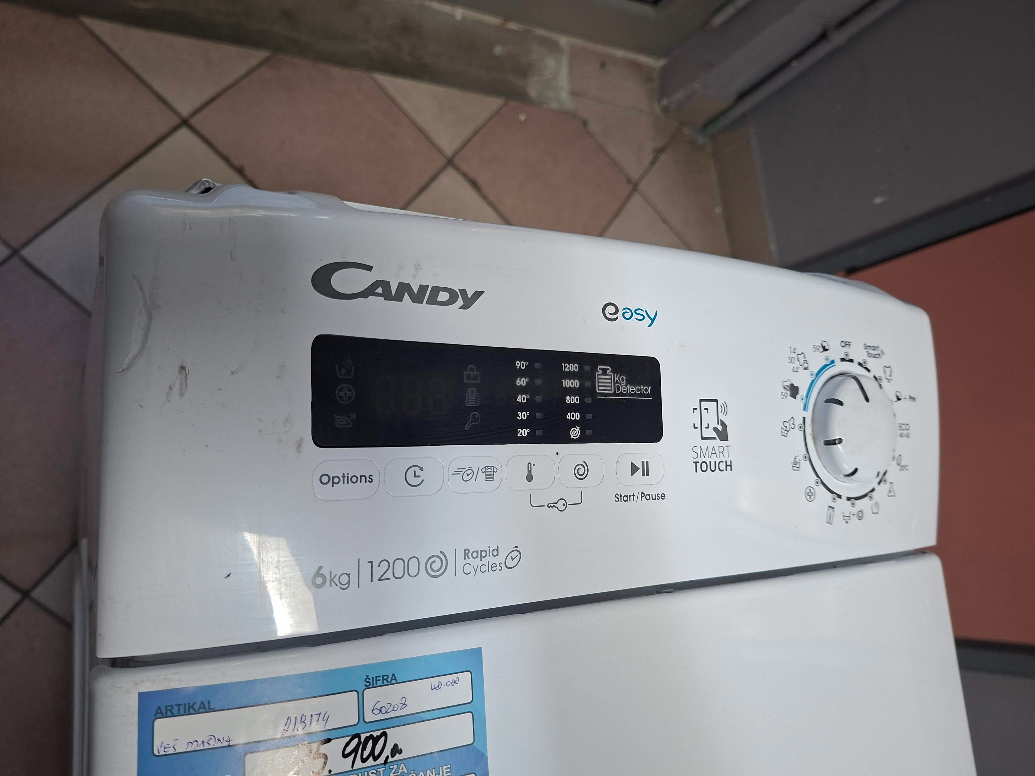 Veš mašina Candy EYT 1262DWE/1-S , 6 kg