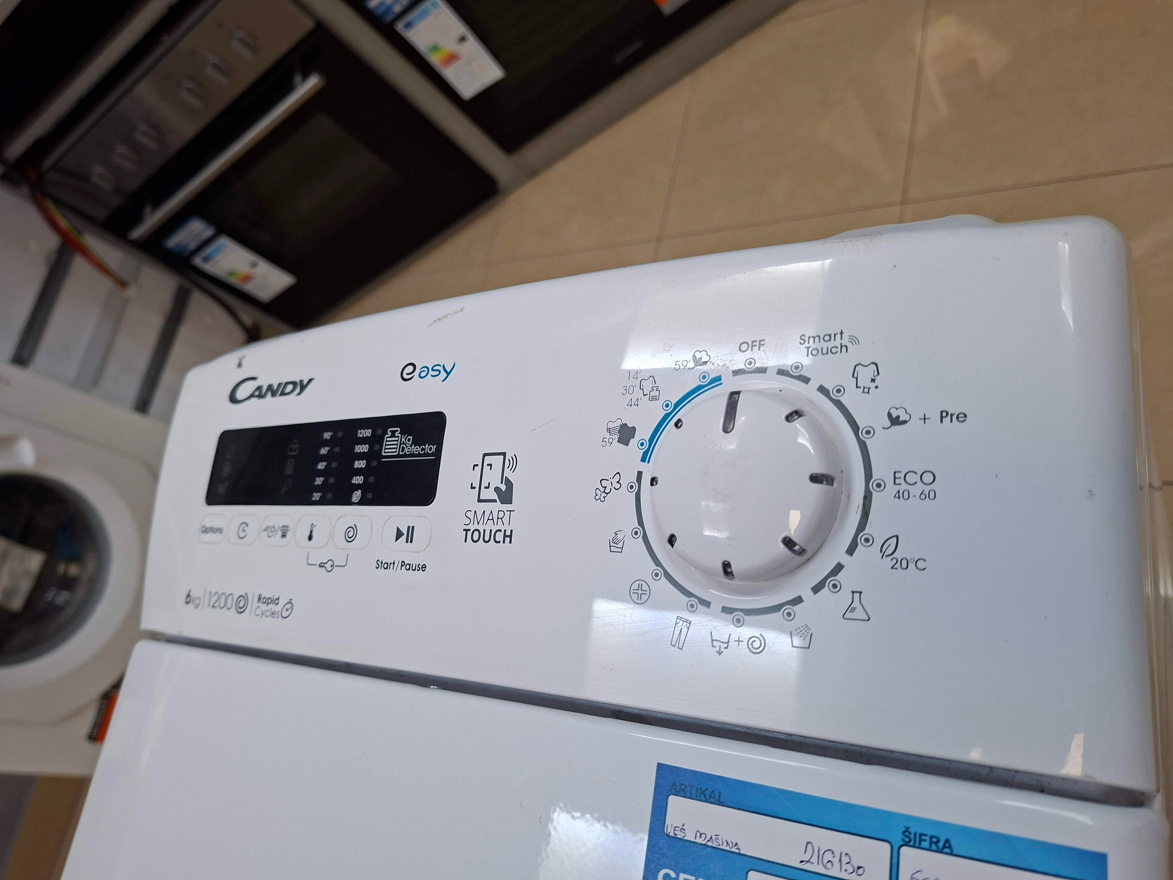 Veš mašina Candy EYT 1262DWE/1-S , 6 kg