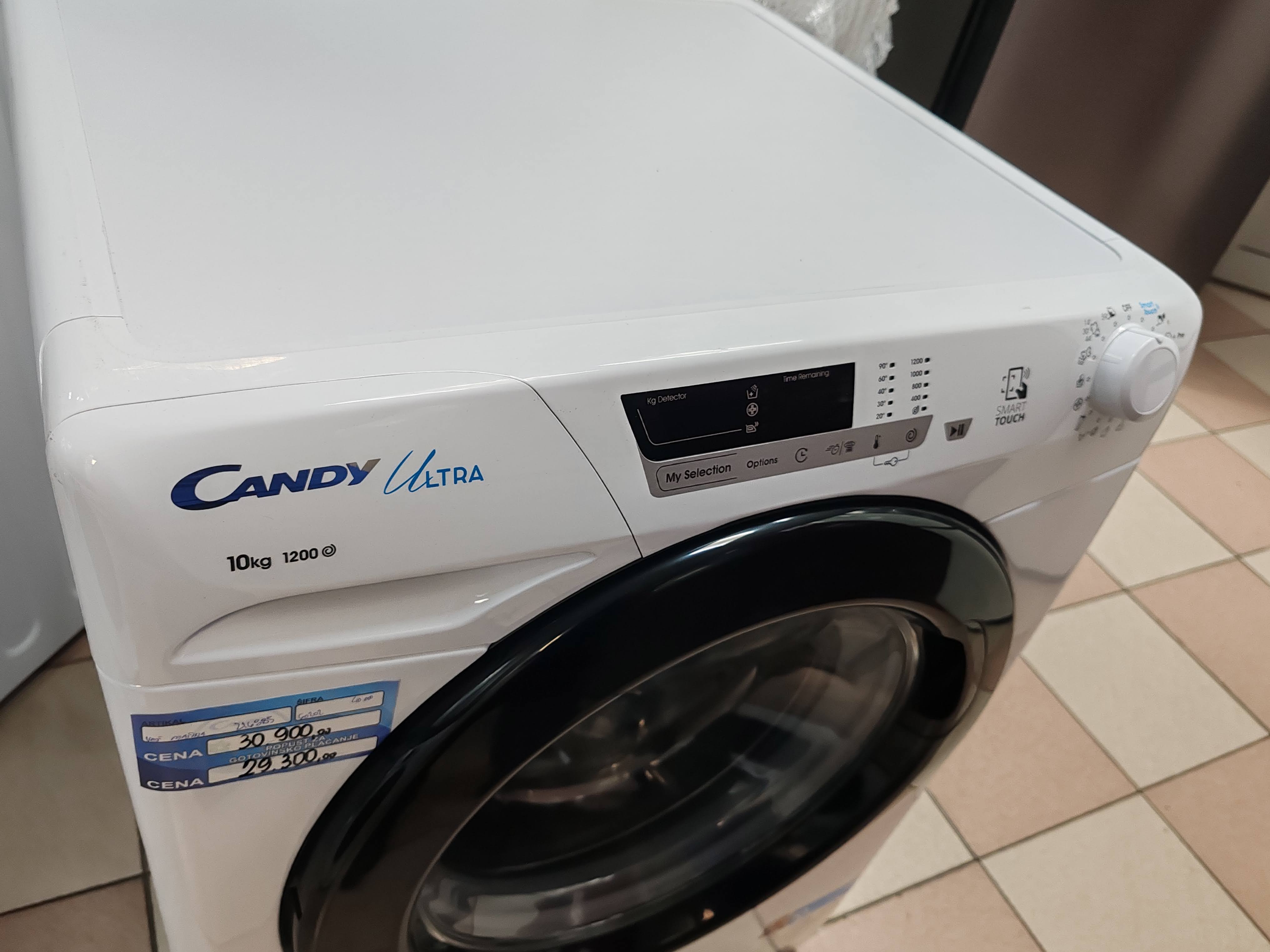 Veš mašina Candy HCU2102DWB4/1-S , 10 kg.